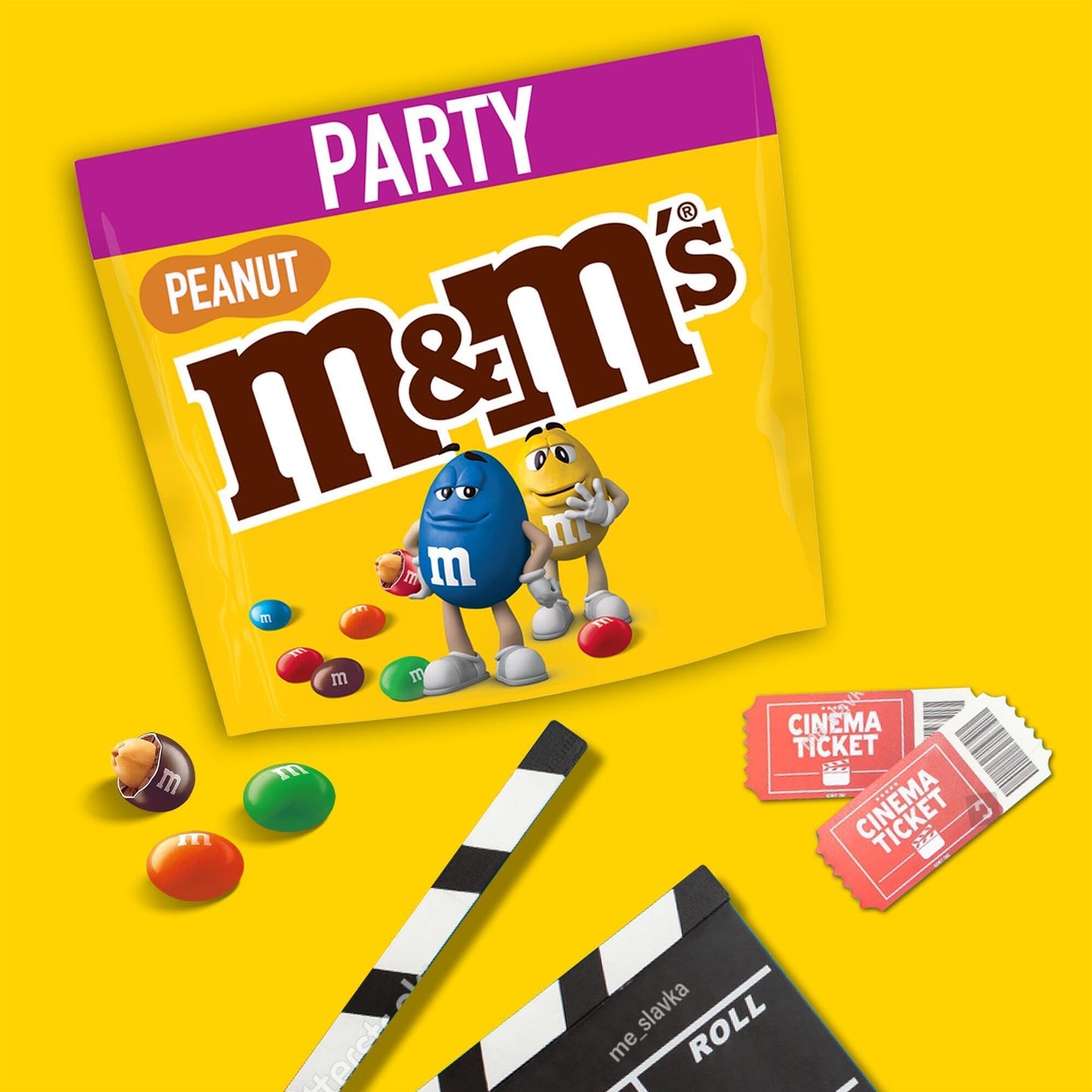 M&M's Peanut, Snack de Cacahuete y Chocolate con Leche, Ideal como Regalo, (800g)