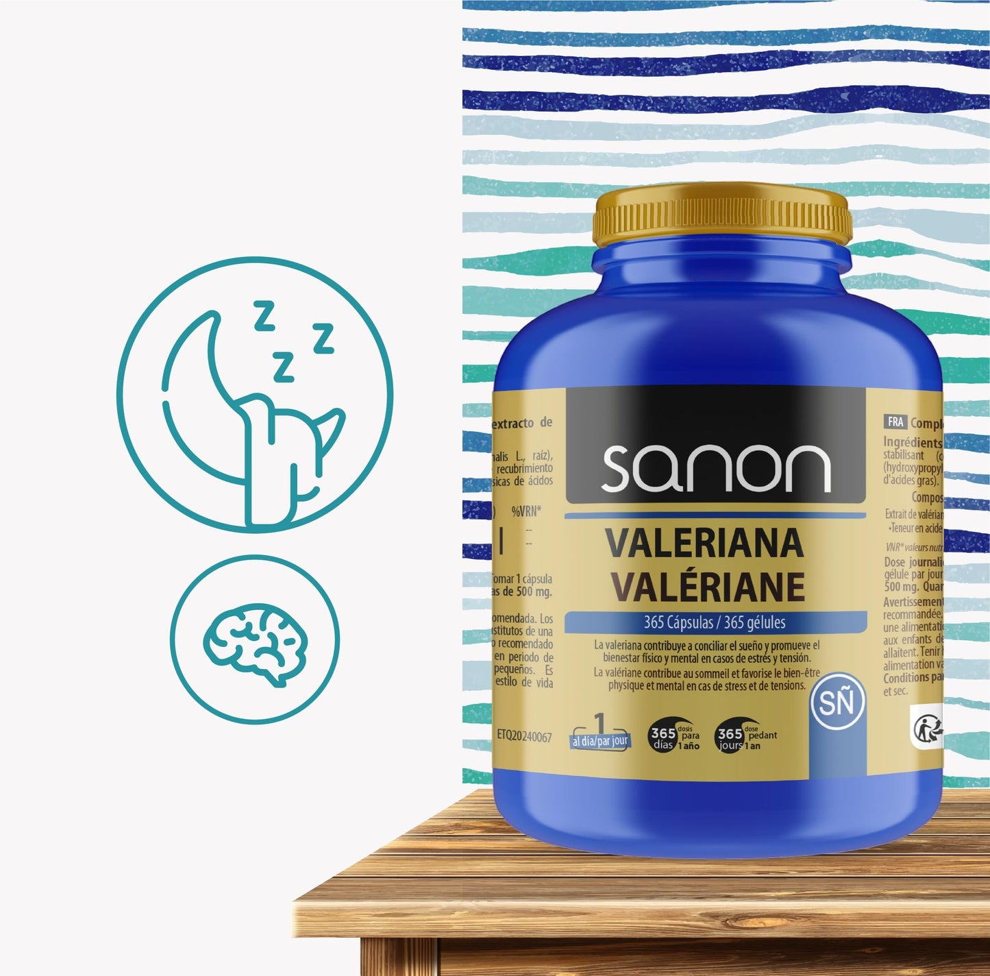 SANON Valeriana 365 cápsulas