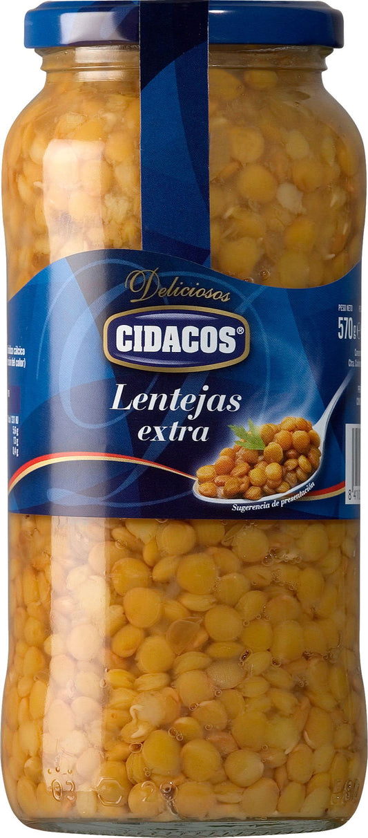 Cidacos Lentejas Extra, 570g
