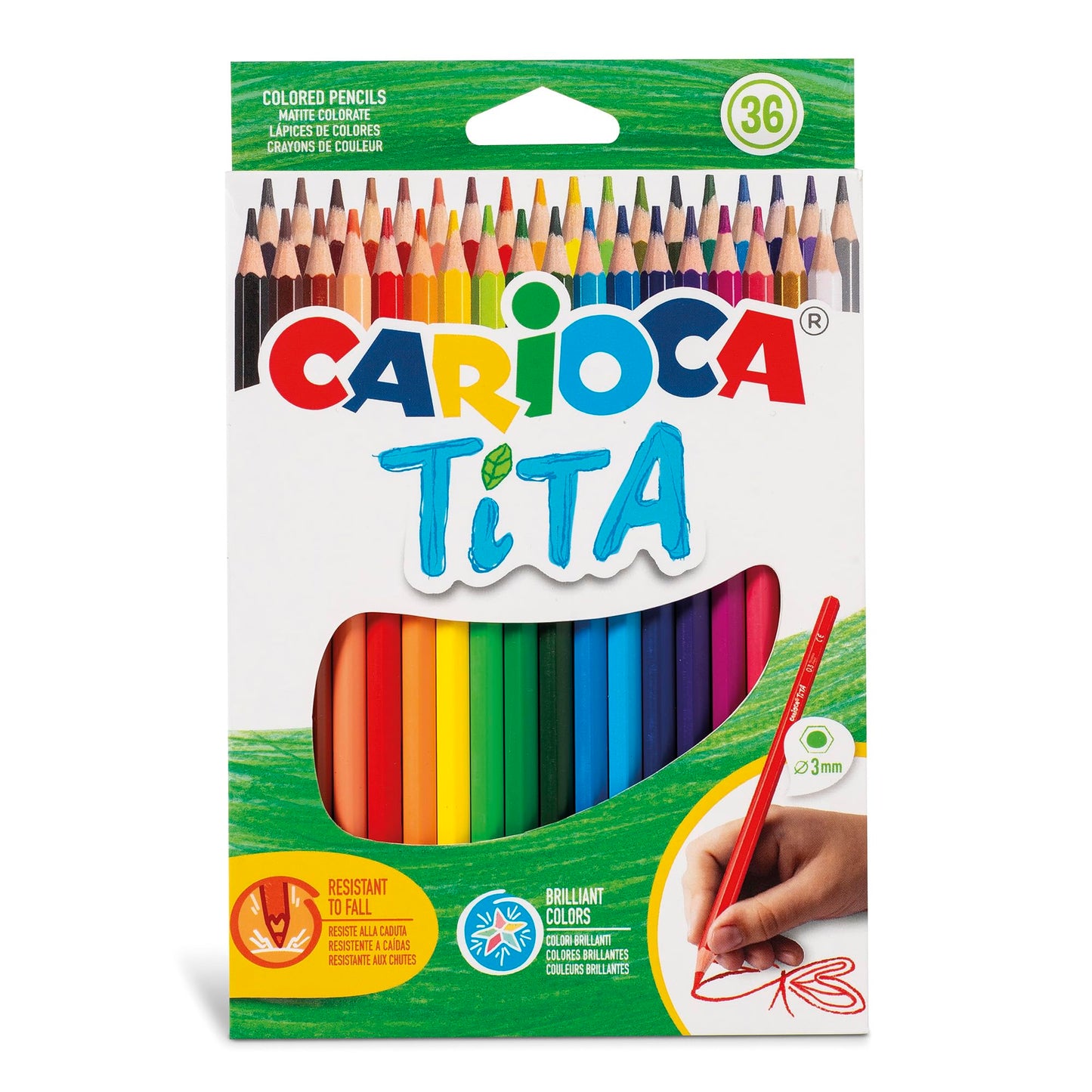 Carioca Lápices TITA, 36 Unidades, Multicolor