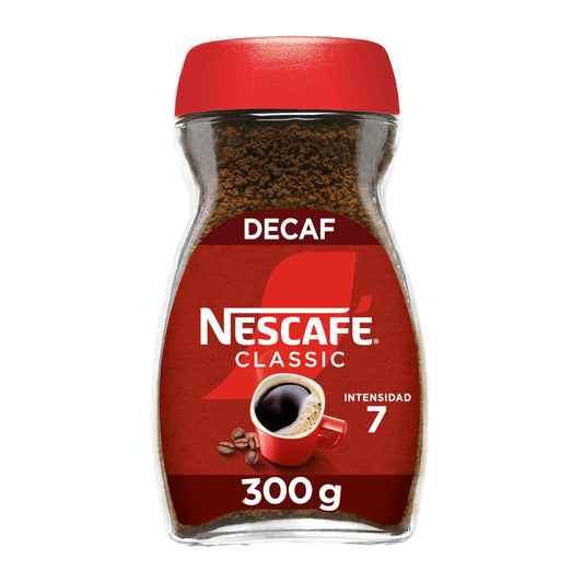NESCAFÉ CLASSIC Café Soluble Descafeinado frasco 300g