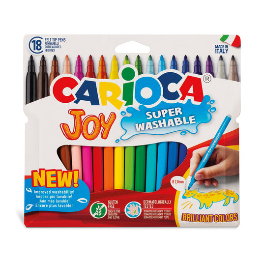 Carioca- Rotuladores de Colores (40555/2020), 18 rotuladores