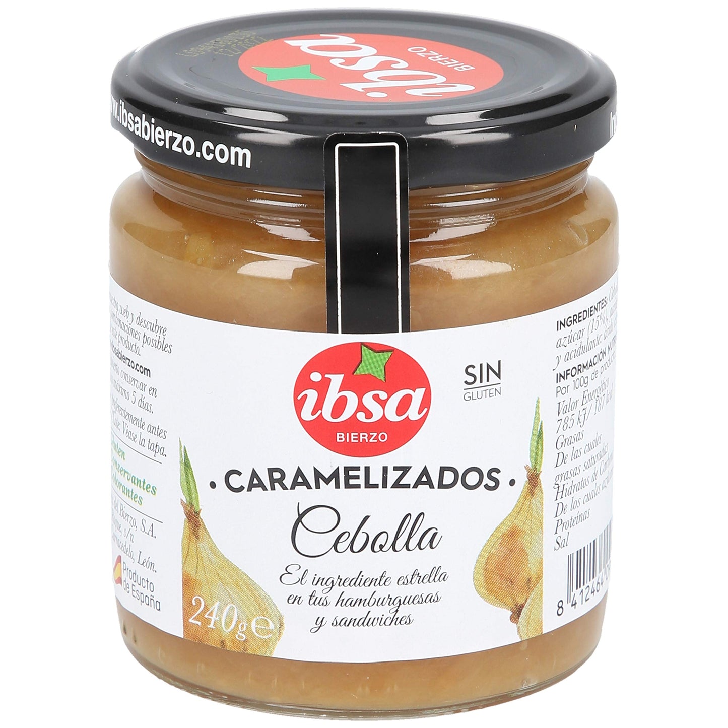 Ibsa Cebolla Ibsa Caramelizada Frasco 412 g