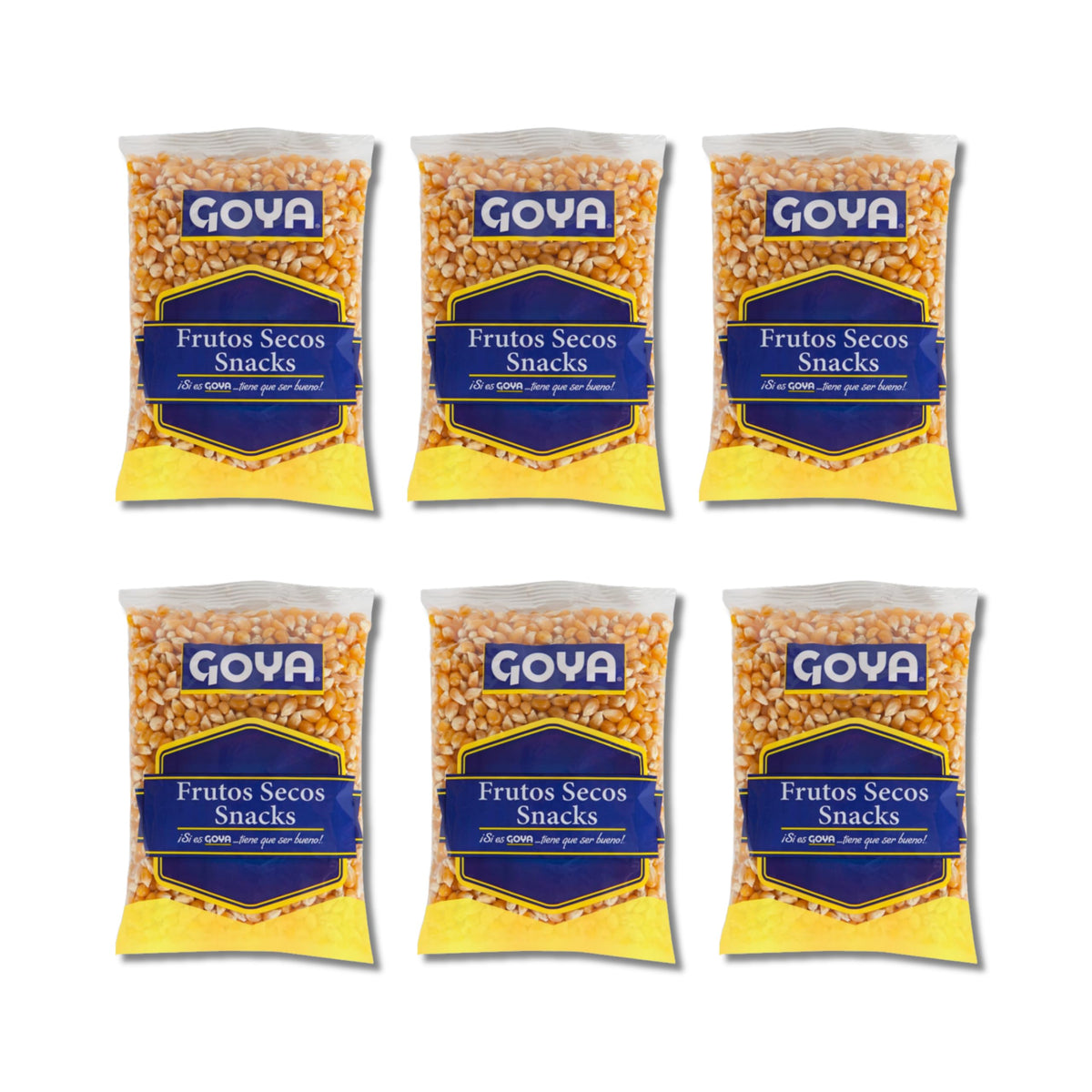 Maíz para Palomitas en Grano Natural - Pack Ahorro de 6 Bolsas de 350g - Ideal para Preparar en Sartén o Máquina de Palomitas - Snack Tradicional Sin Aditivos - NEXU
