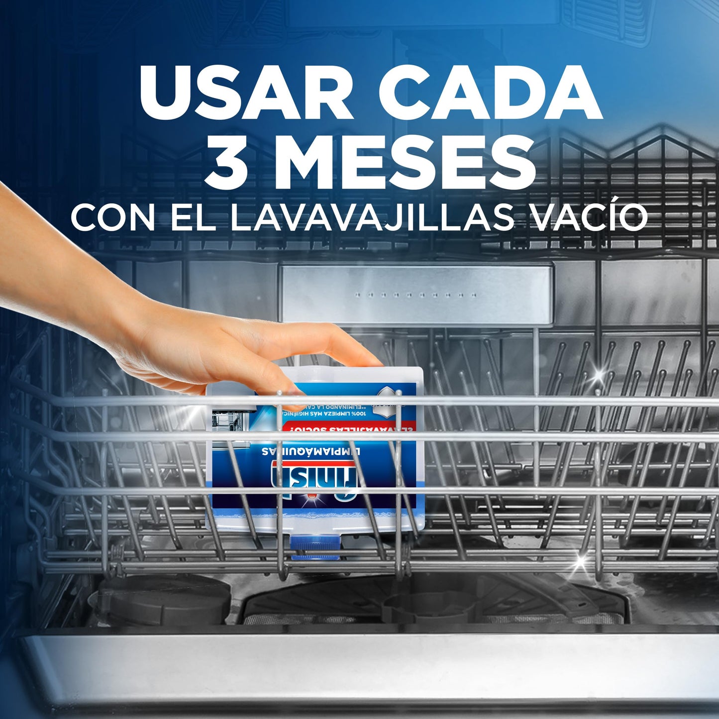 Finish Limpiamáquinas para Lavavajillas, Limpia lavavajillas contra el mal olor, la cal y la grasa del lavaplatos 4 x 250 ml