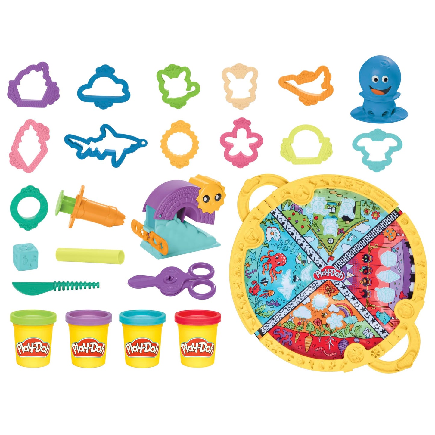 Play-Doh - Set de Juego portátil - Juguetes de Manualidades Infantiles con Plastilina No Tóxica, a Partir de 3 años
