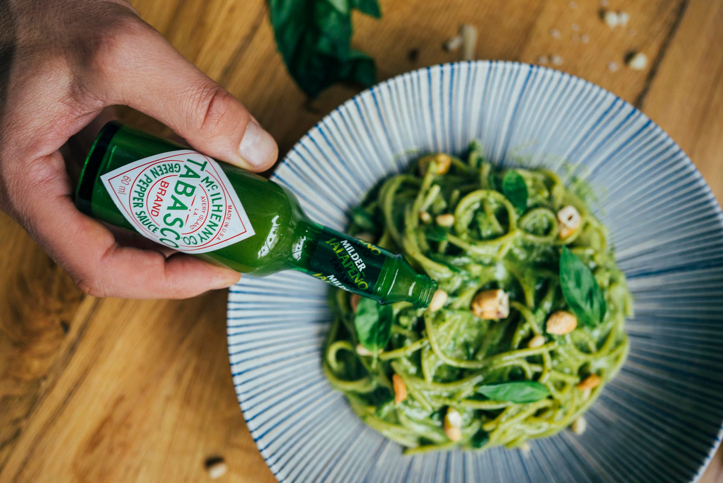 Tabasco - Verde, Salsa Picante Sabor Suave, Elaborada Con Chiles Jalapeños, Producto Típico Cocina Tex-mex, 60 Mililitro