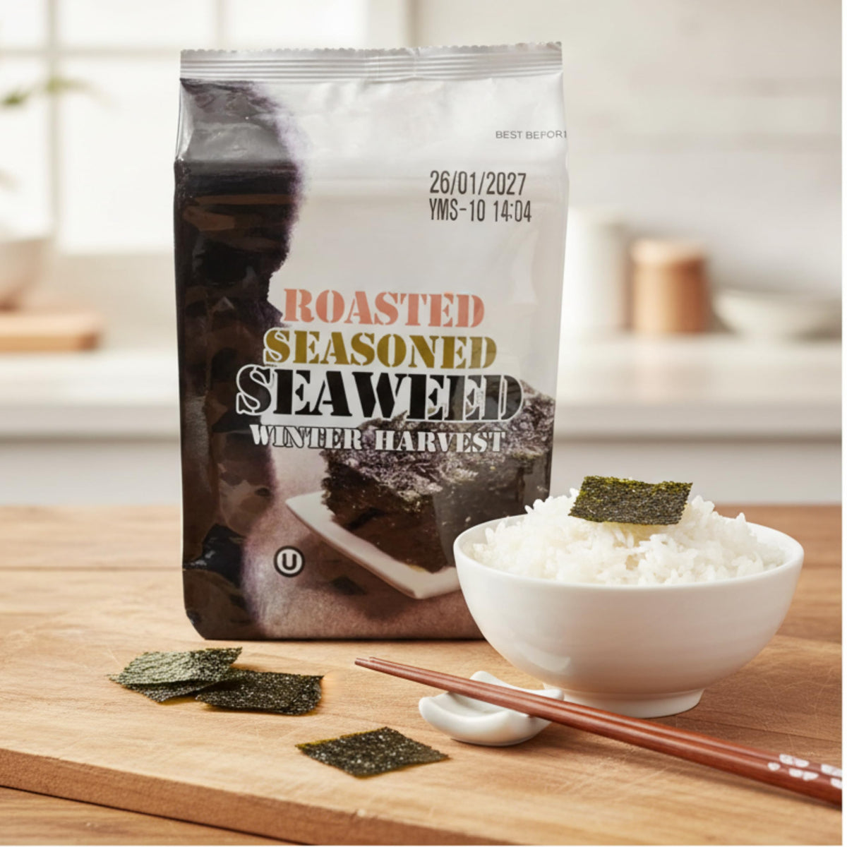 Algas Marinas Tostadas y Sazonadas Cosecha de Invierno 17g | Snack Saludable y Crujiente | Alga Nori Tostada | Certificado Kosher - NEXU