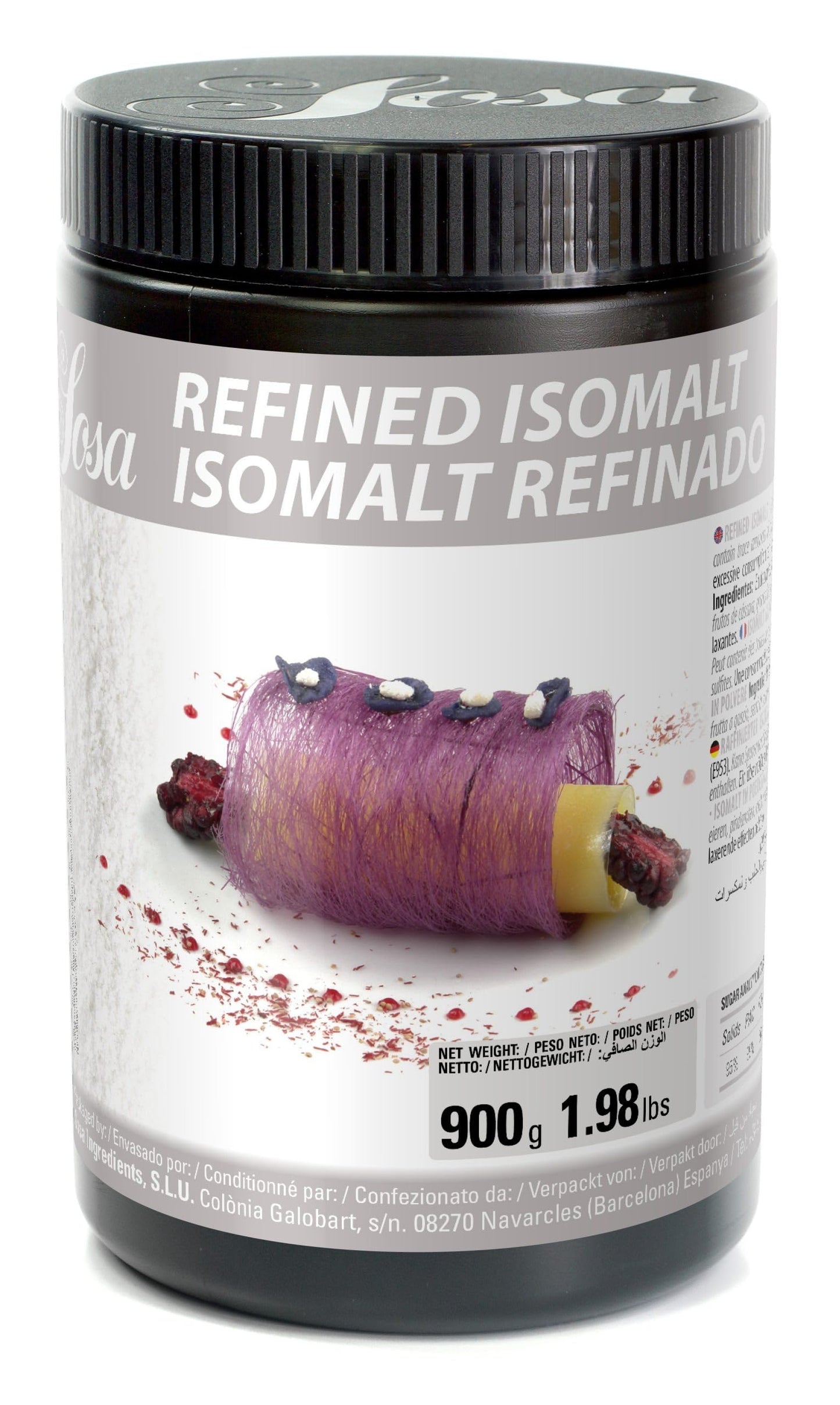 SOSA ISOMALT Azúcar técnico - Bote 900grs - Uso alimentario