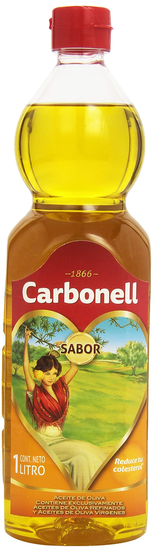 Aceite de oliva refinado sabor carbonell 1l pet