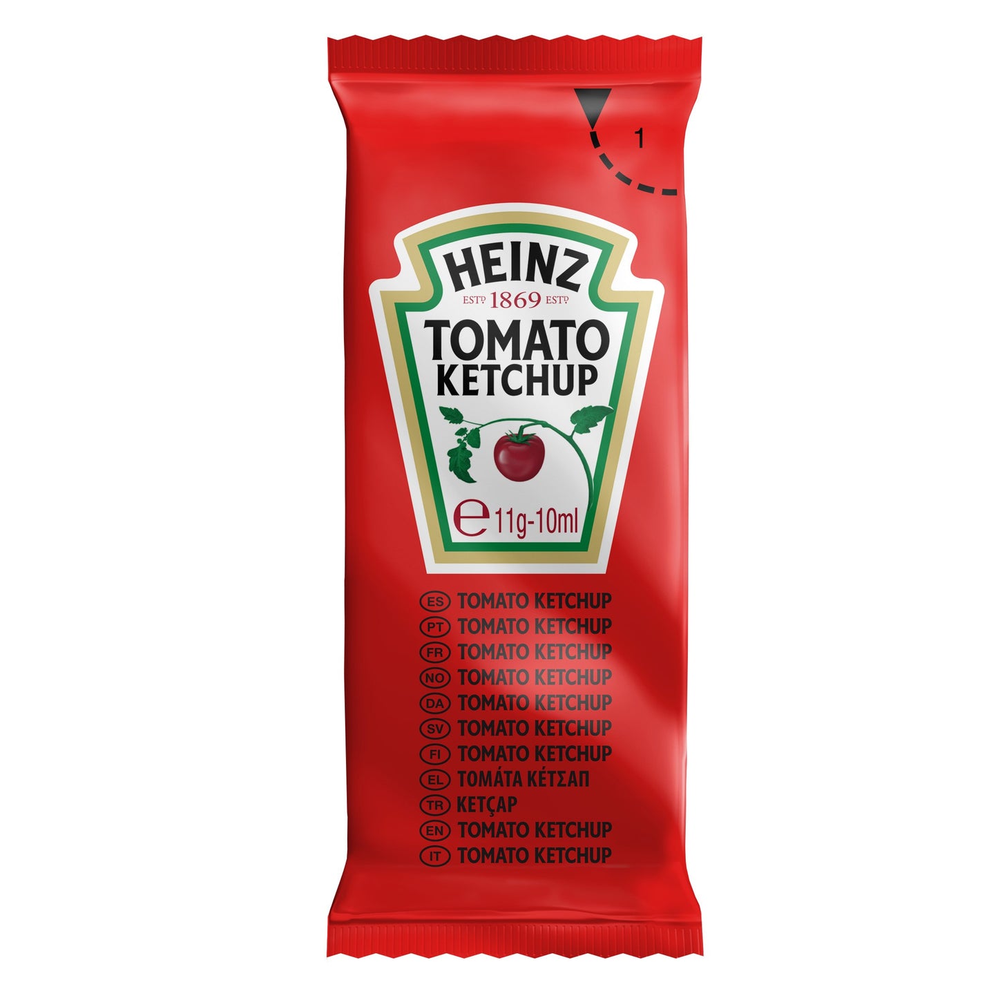 Heinz salsa ketchup monodosis 10 ml caja 200 unidades