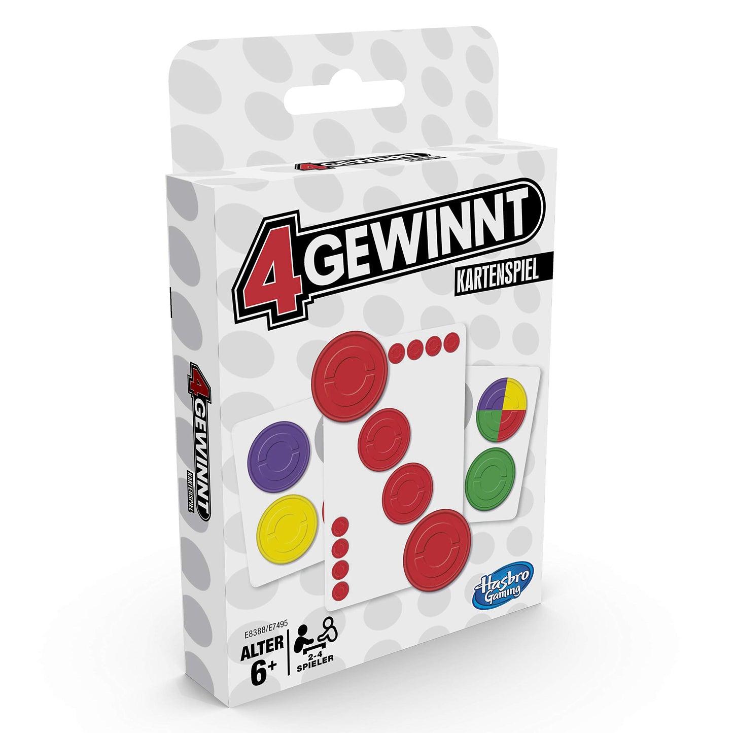 Hasbro Gaming 4 GANA Juego de Cartas para niños a Partir de 6 años, de 2 a 4 Jugadores en español