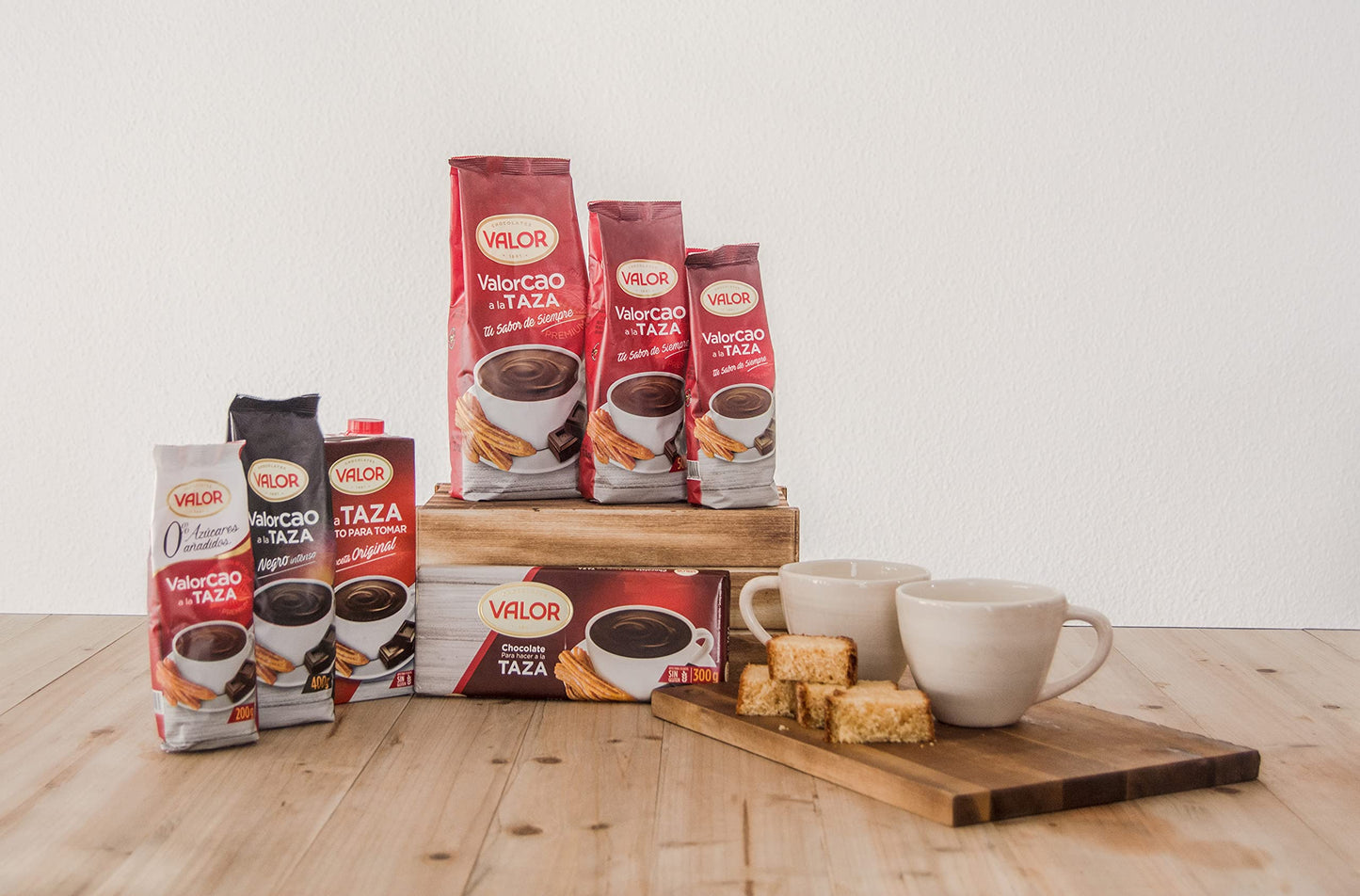 Valor - Valorcao Chocolate a la Taza. Chocolate Valor sin Gluten. Intenso Sabor y Aroma. Cacao en polvo con auténtico sabor del chocolate - 1000 Gramos.