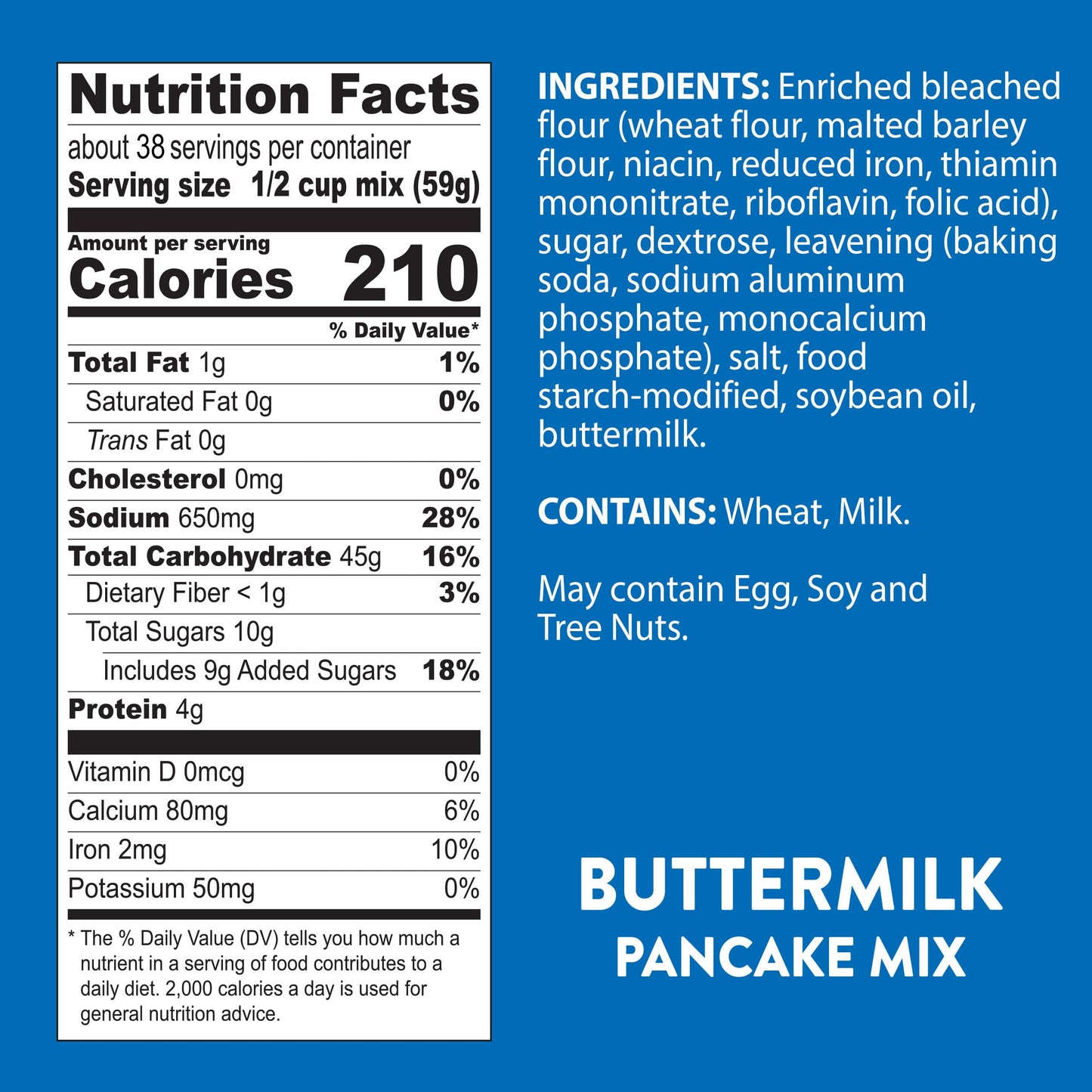 Krusteaz Pancake Mix, Complete, Buttermilk 5 Lb
