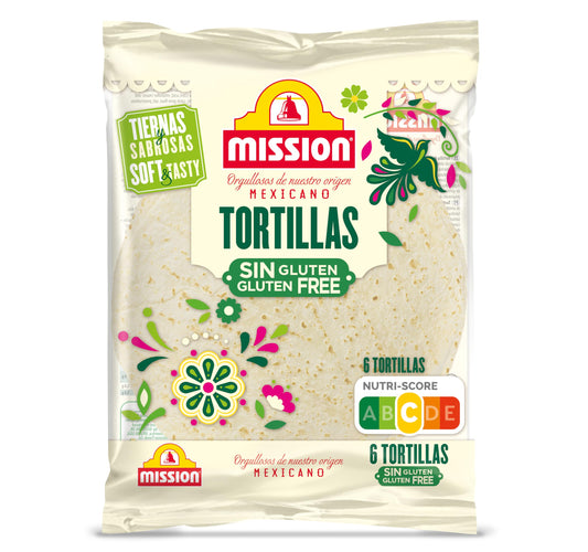 MISSION MEXICAN Tortillas sin gluten Pack 6 unidades