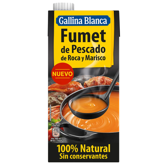 Gallina Blanca Fumet de Pescado de Roca y Marisco, 1L