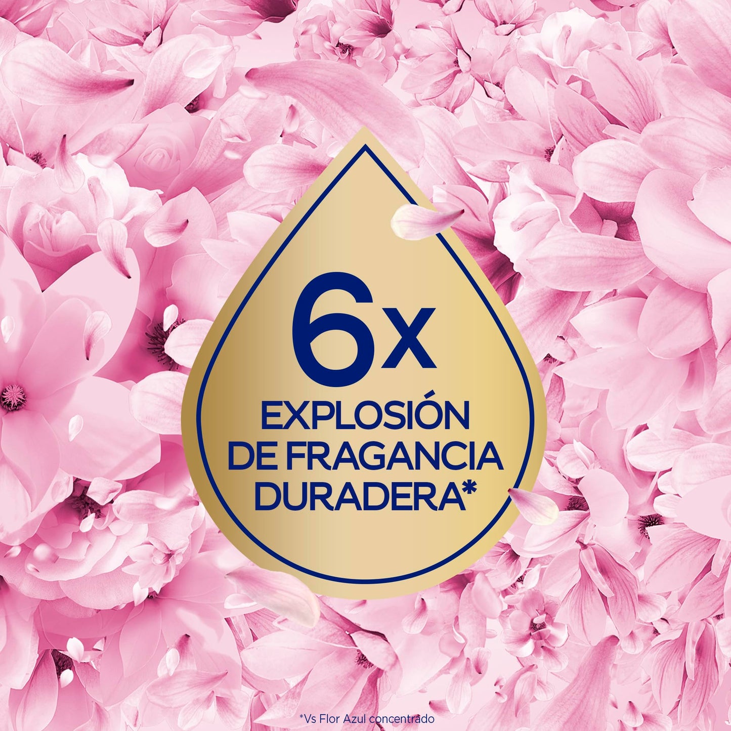 Flor Perfumador para la Ropa, con perlas de frescor, fragancia Rosa - 108 lavados (3x36 lavados)