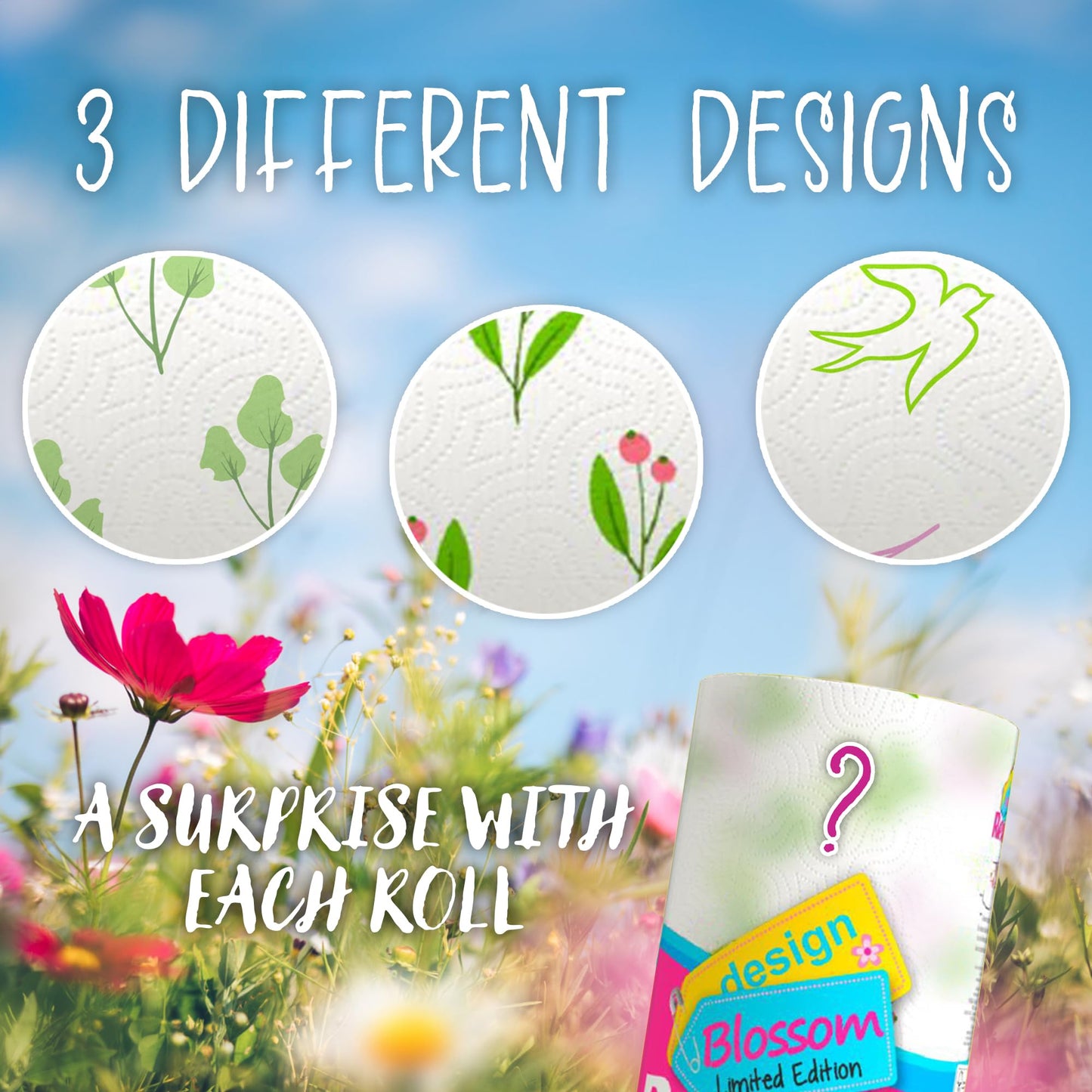 Renova Design Paper Towel 1 rollo de papel