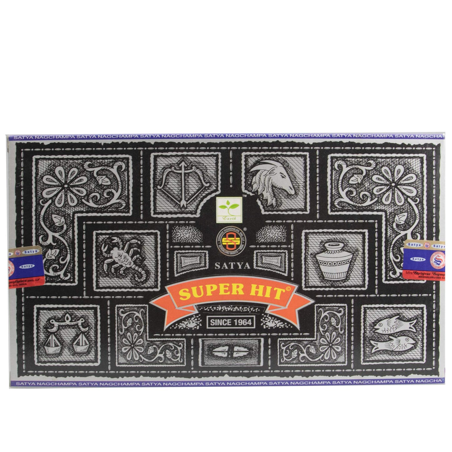 Incienso Super Hit – 15 Grs – Satya – Lote de 12 recipientes, Estándar, BOI003, Único