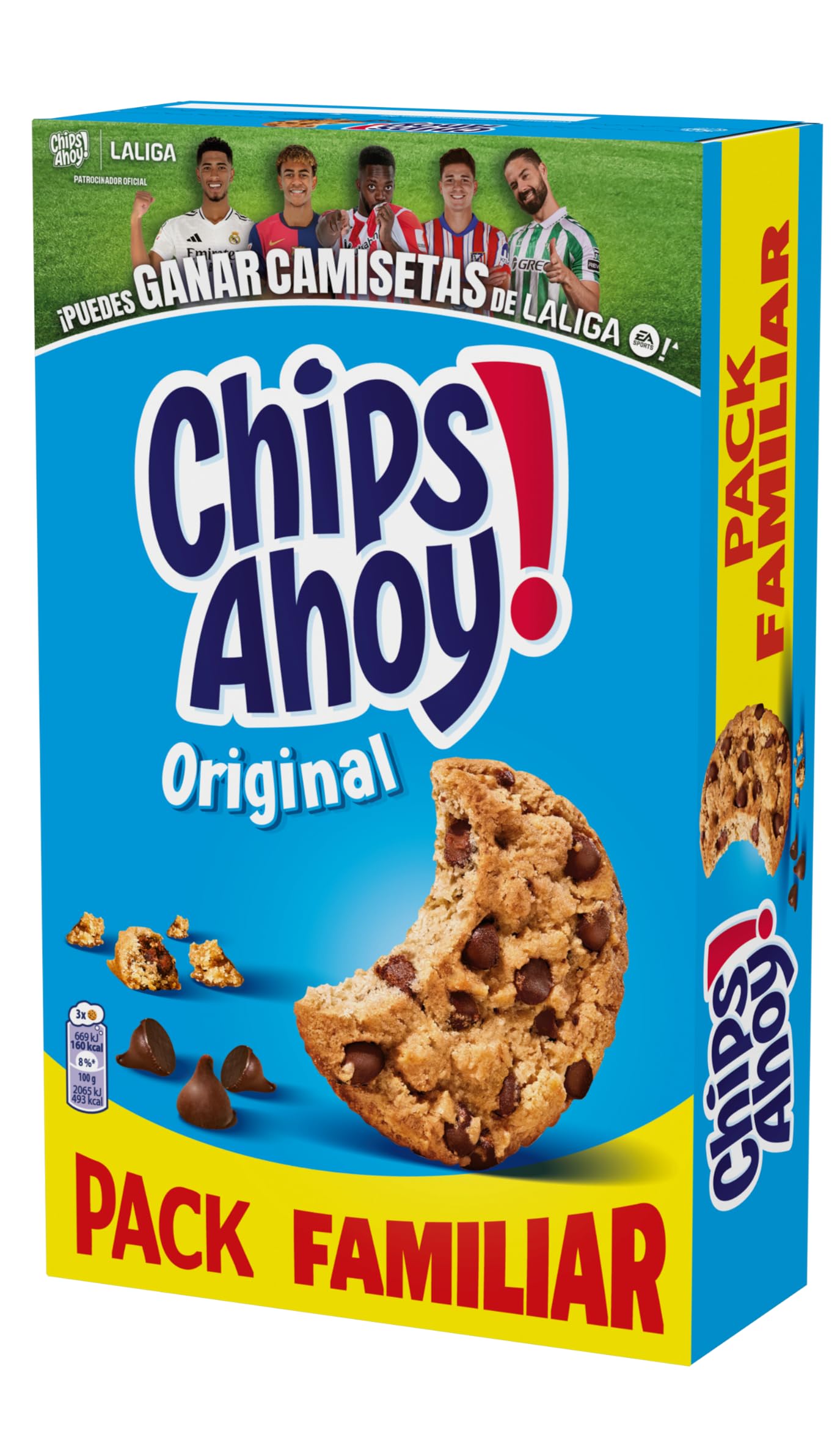 Chips Ahoy Original Galletas con Pepitas de Chocolate, Pack Familiar 400g
