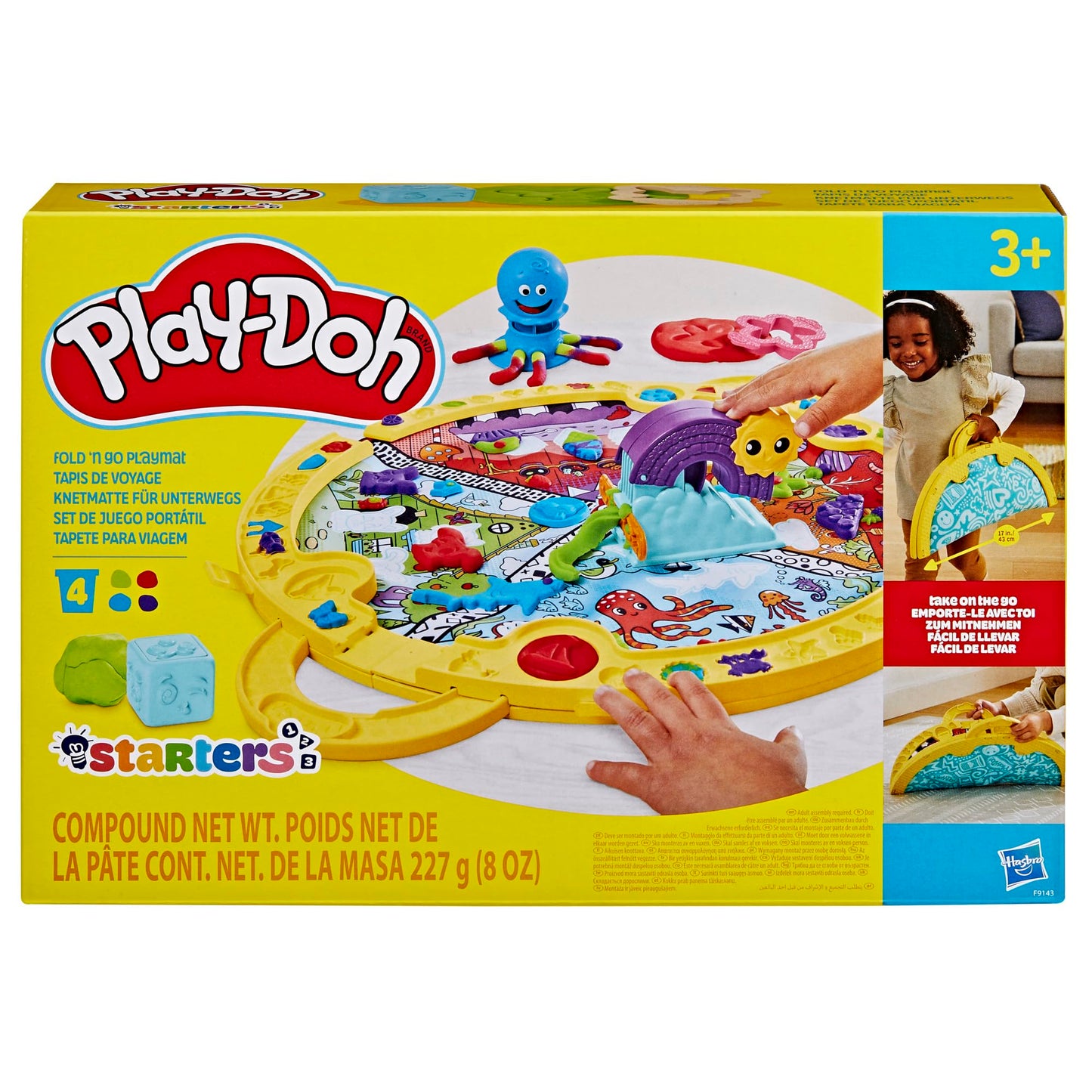Play-Doh - Set de Juego portátil - Juguetes de Manualidades Infantiles con Plastilina No Tóxica, a Partir de 3 años