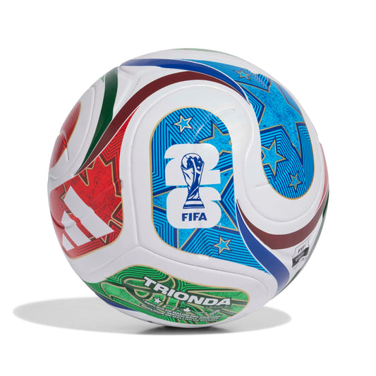 adidas Unisex Balón de la Liga de la Copa Mundial de la FIFA 26™, White/Royal Blue/Solar Blue/Power Red, 5