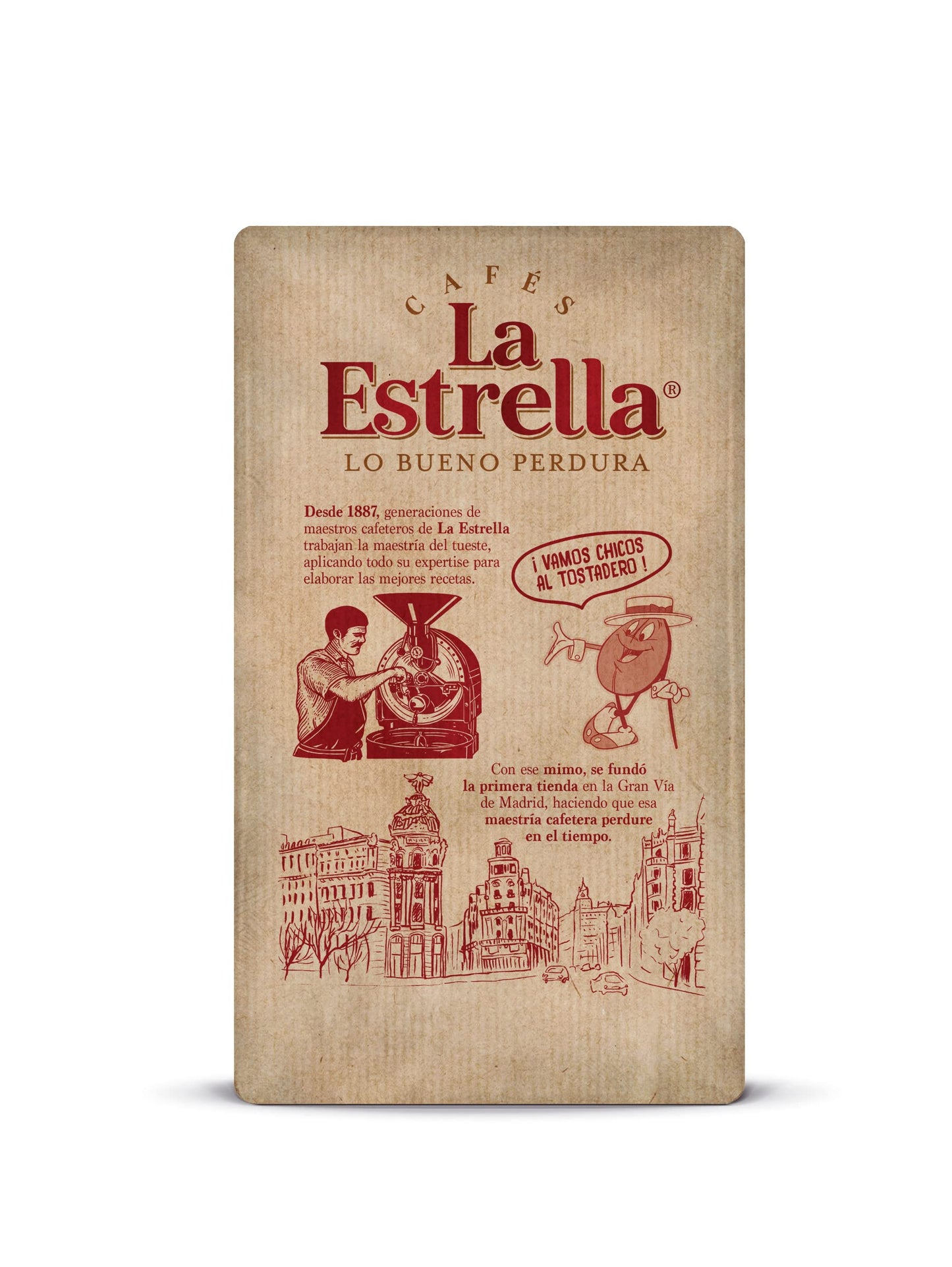 La Estrella Café Molido Descafeinado Mezcla 250g