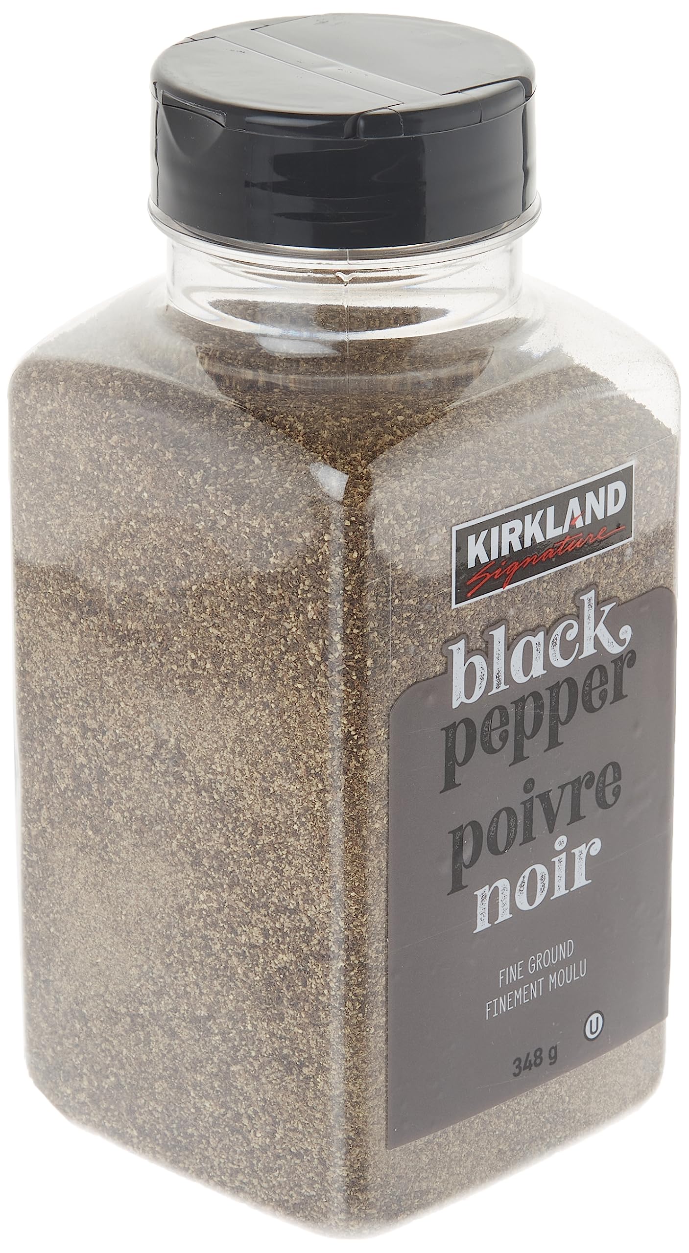 Kirkland Fine Ground Malabar Pimienta Negra, 12.3 Ounce