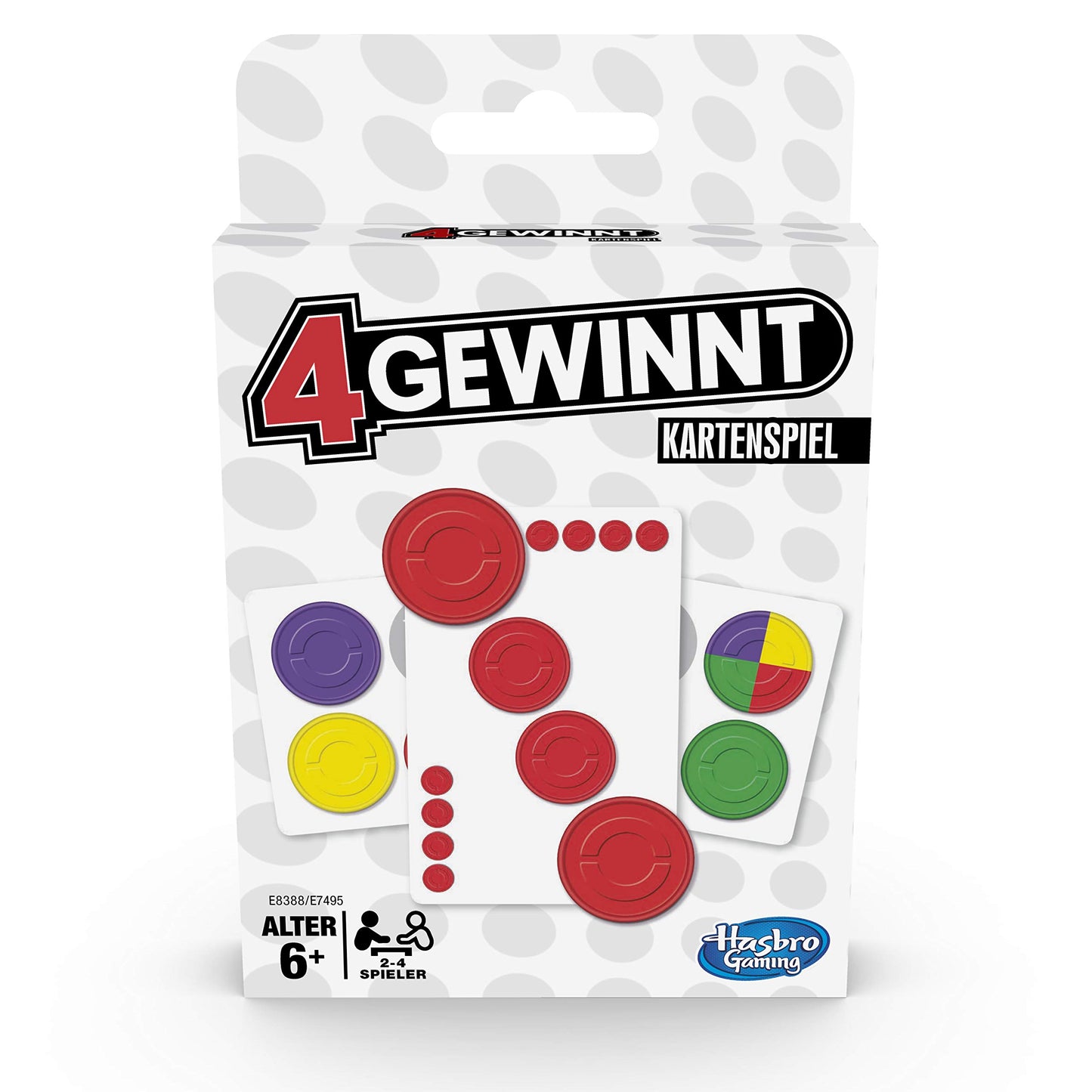 Hasbro Gaming 4 GANA Juego de Cartas para niños a Partir de 6 años, de 2 a 4 Jugadores en español