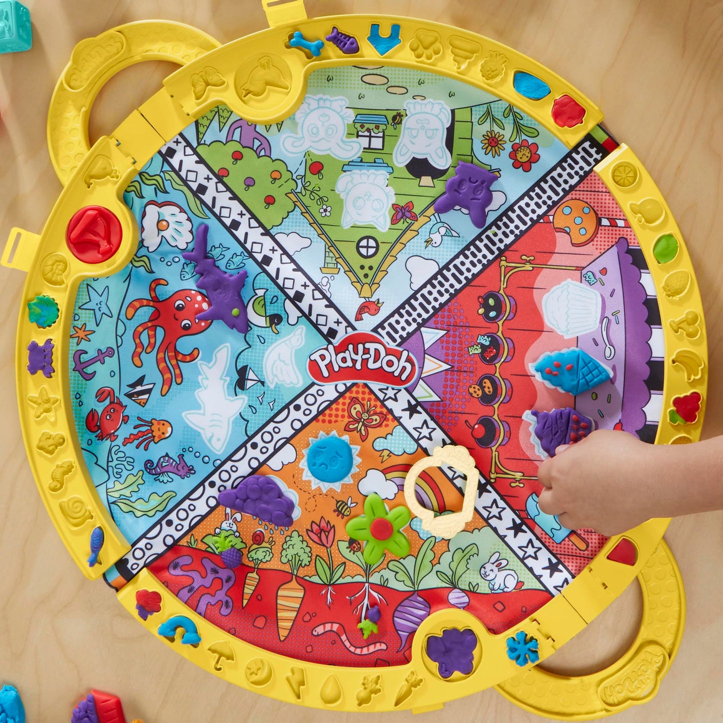 Play-Doh - Set de Juego portátil - Juguetes de Manualidades Infantiles con Plastilina No Tóxica, a Partir de 3 años