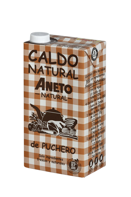 Aneto Natural Caldo de Puchero, 1L