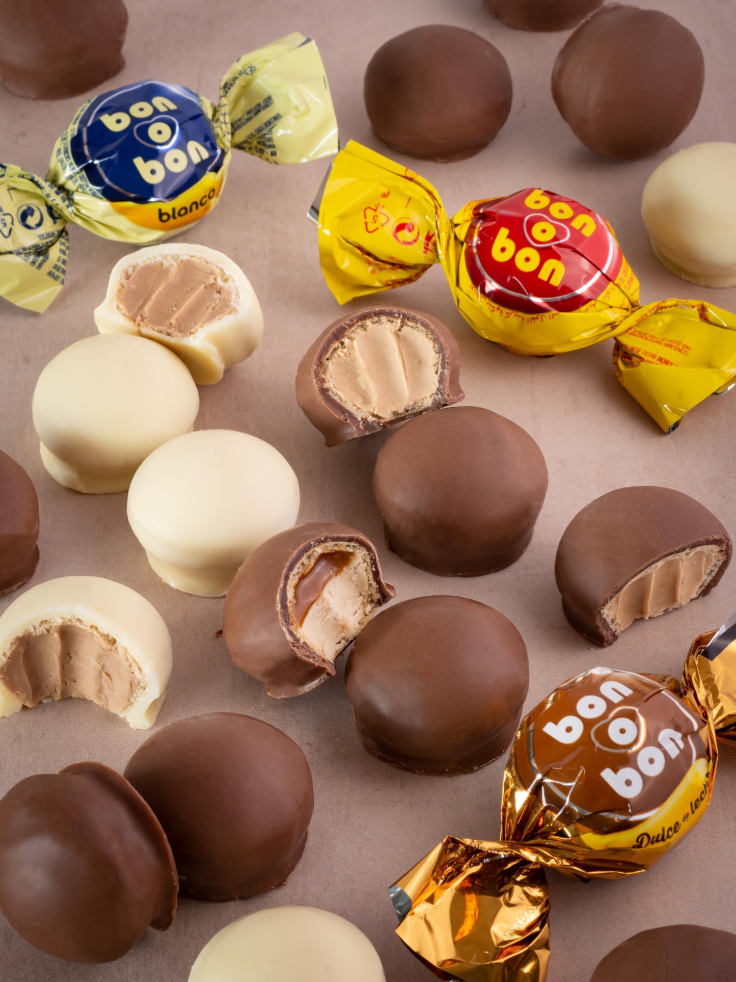 bon o bon Bombón sabor chocolate con leche 30u (450g)
