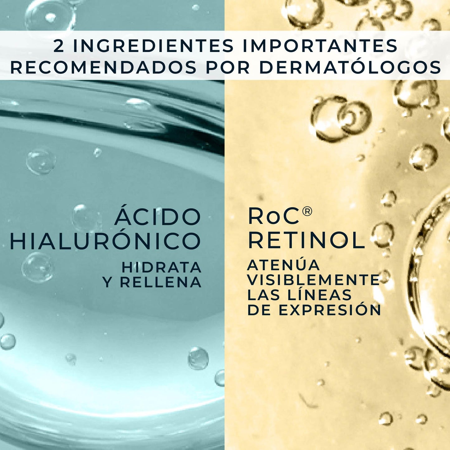 RoC - Retinol Correxion Line Suavizante Max Hidratación Diaria - Hidratante Facial Intensivo Antiarrugas y Antienvejecimiento - con Ácido Hialurónico - 50 ml