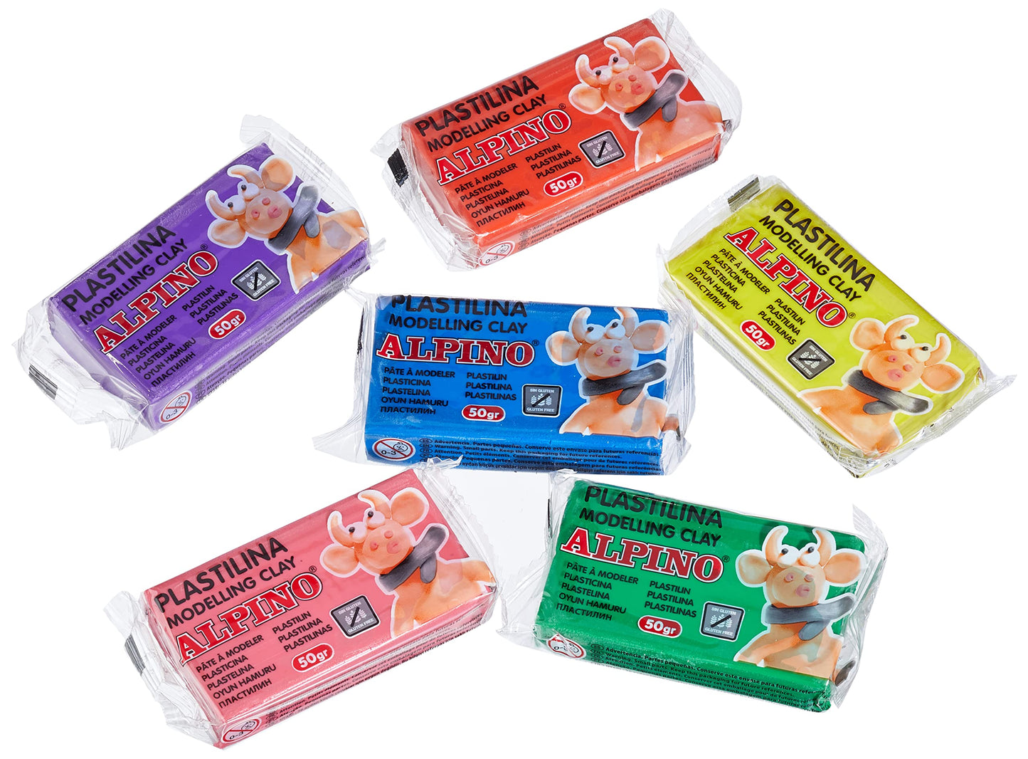 Alpino DP000915 - Plastilina, 24 unidades