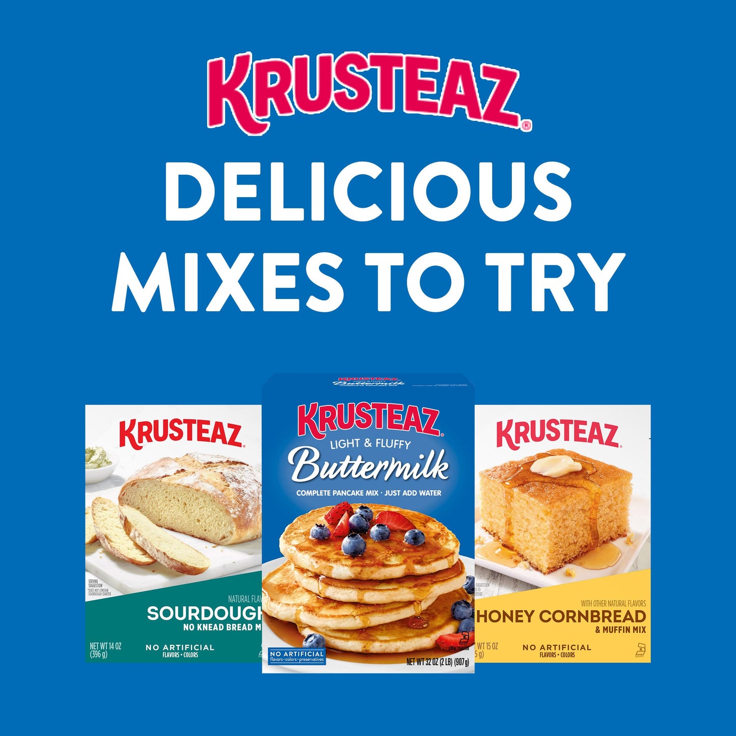 Krusteaz Pancake Mix, Complete, Buttermilk 5 Lb