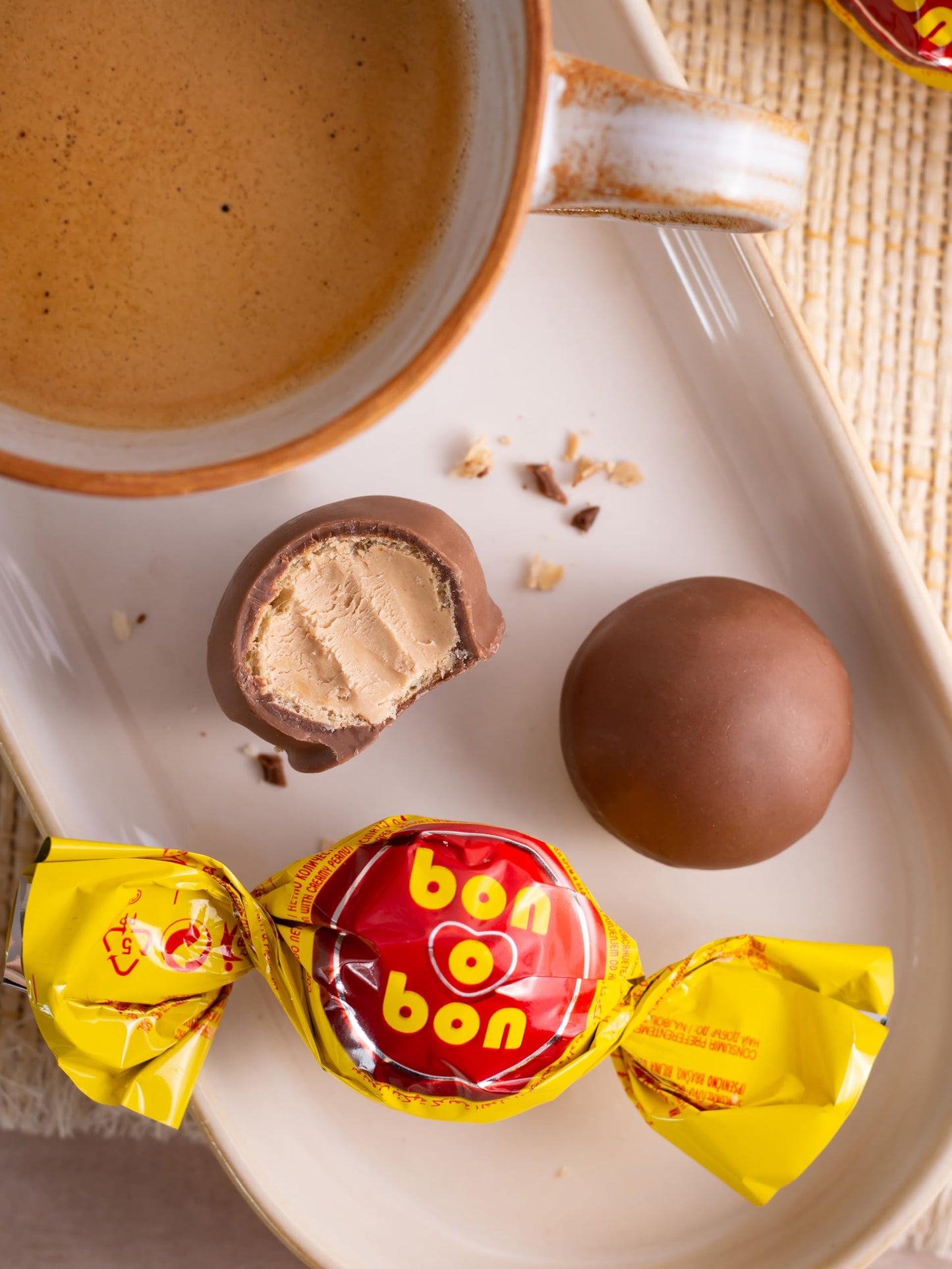 bon o bon Bombón sabor chocolate con leche 30u (450g)