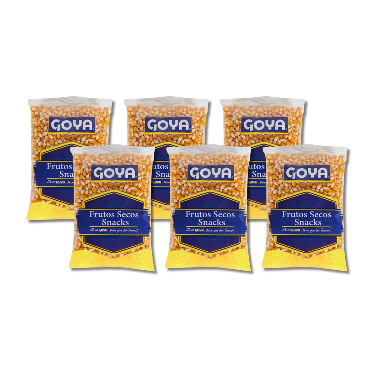 Maíz para Palomitas en Grano Natural - Pack Ahorro de 6 Bolsas de 350g - Ideal para Preparar en Sartén o Máquina de Palomitas - Snack Tradicional Sin Aditivos - NEXU