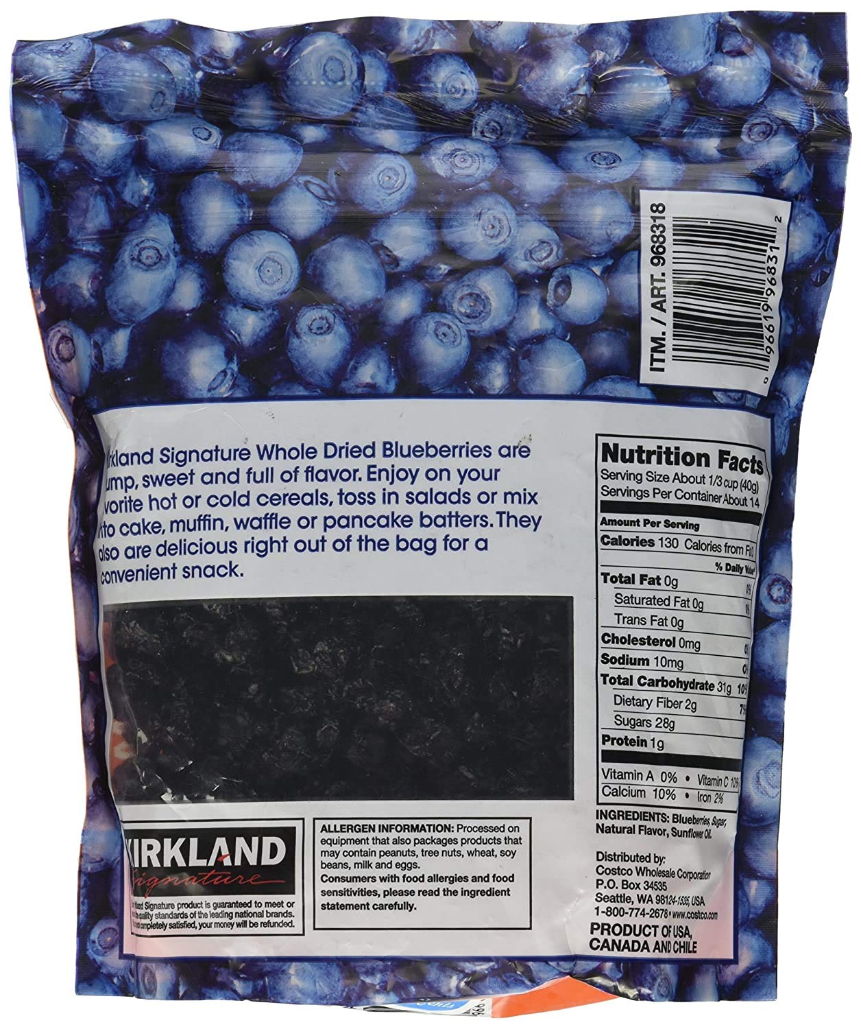 Kirkland Signature - Paquete de 567 g de fruta seca y dulce