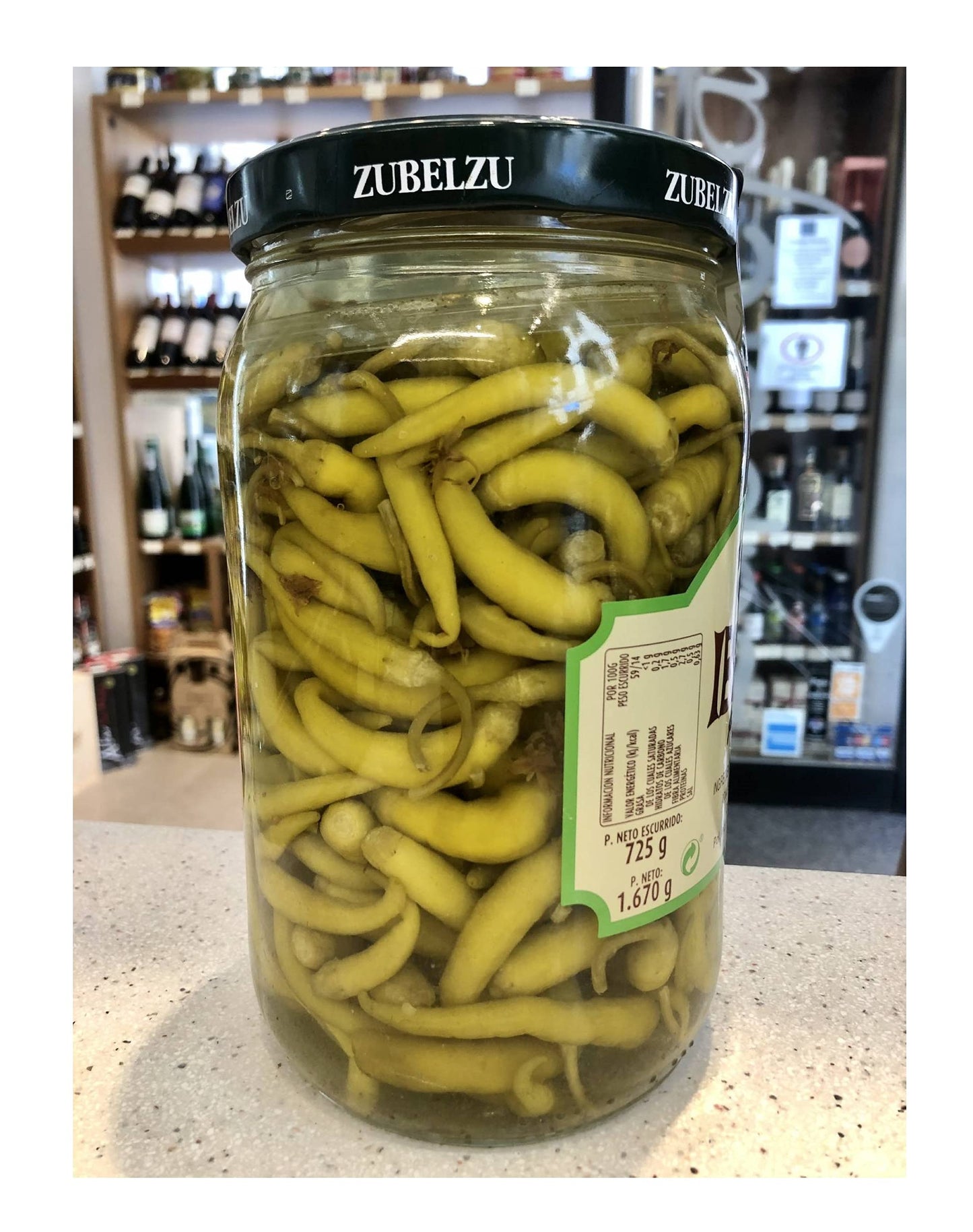 Guindillas En Vinagre Ibarrako - 1670g