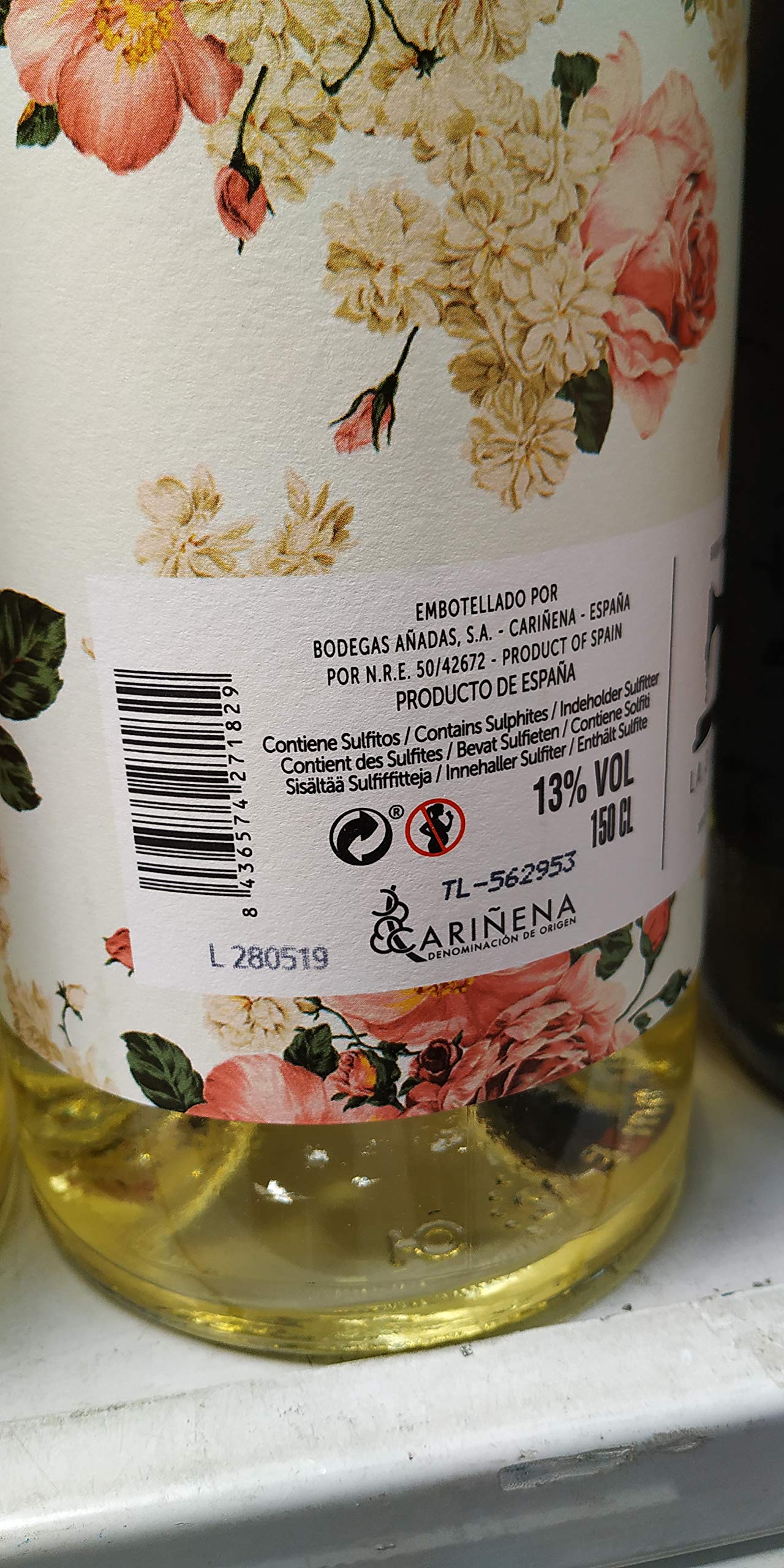 Vino Blanco La Sastreria Garnacha D.O. Cariñena botella Magnum 1,5L