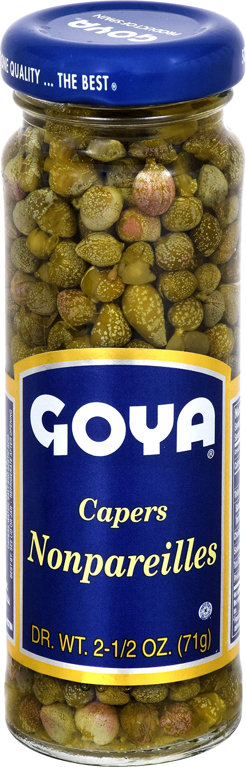 Goya Foods alcaparras premium, Nonpareilles 2.5 onzas (Paquete de 12)