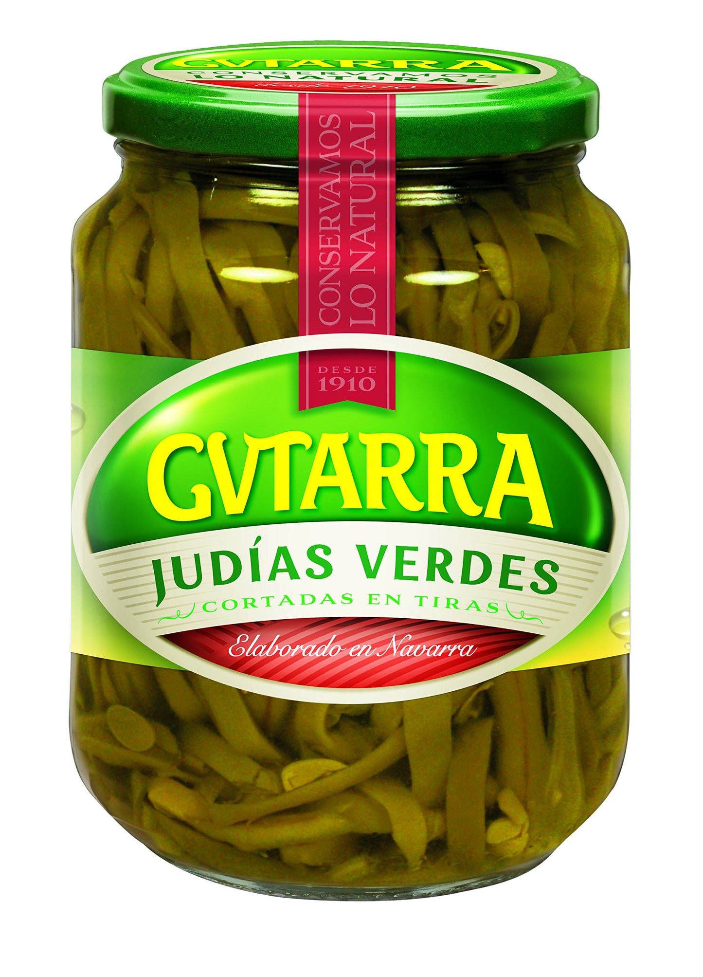 Gvtarra Judías Verdes Cortadas en Tiras, 660g