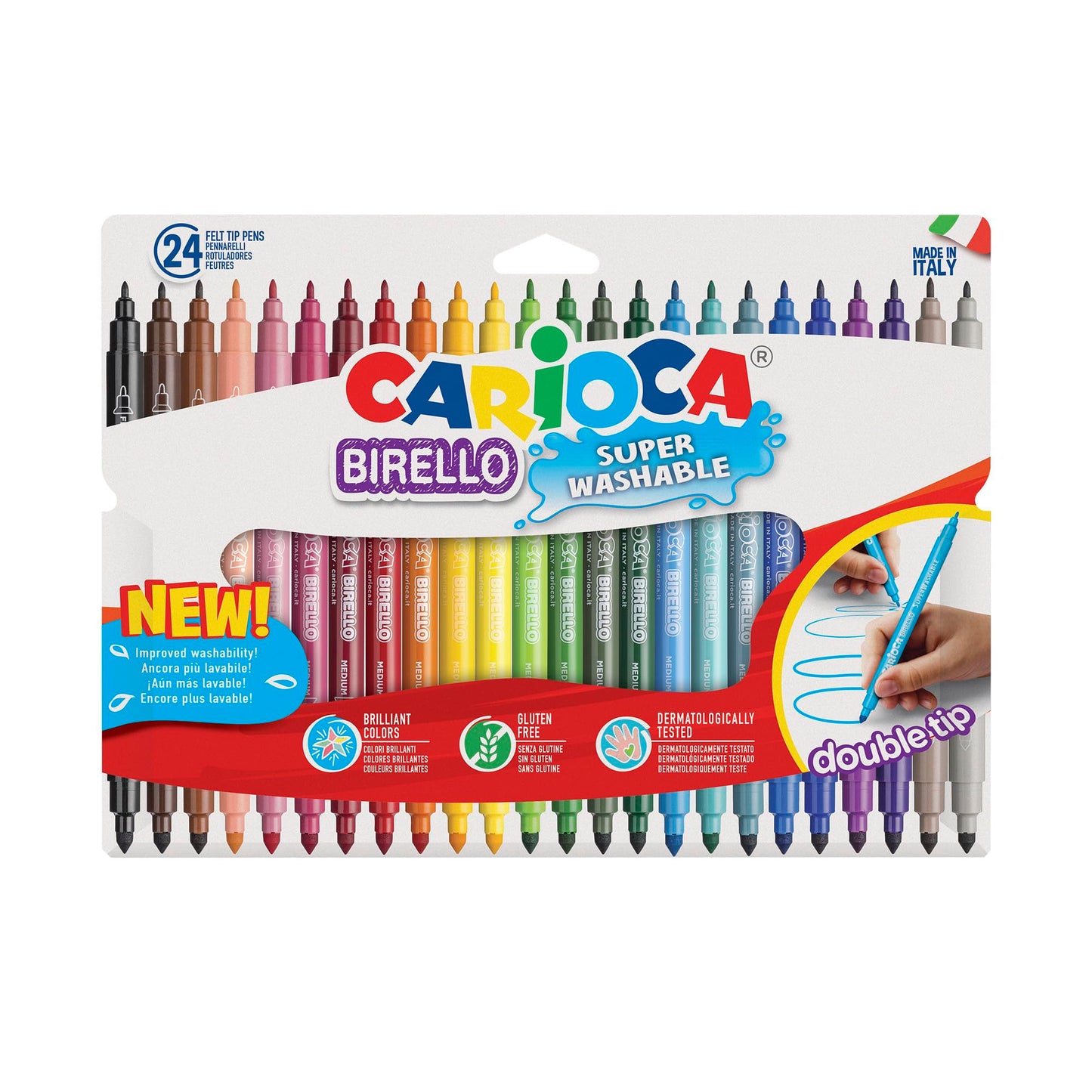 Carioca A53512024 - Pack de 24 rotuladores