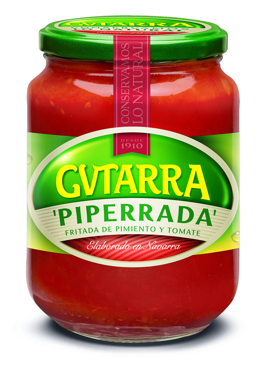 Gvtarra - Piperrada gutarra frasco, 660 g, Pack de 6