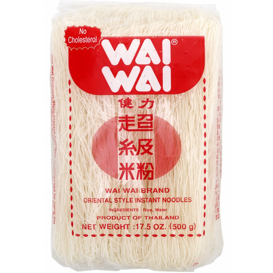 Wai Wai Thailand Paquete de Fideos de Arroz de 1 x 500 Gr 500 g