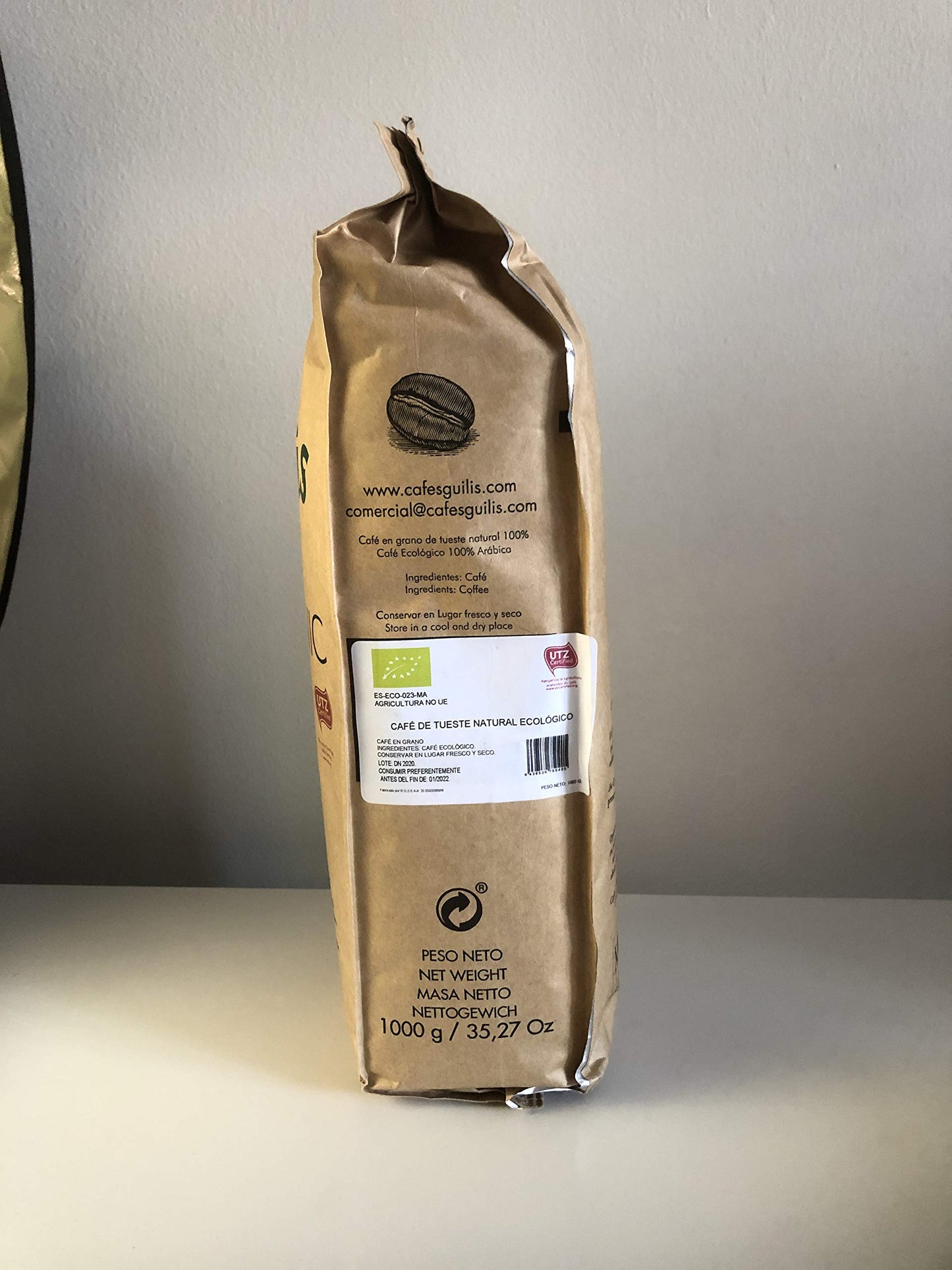 Eco Beans - Café en Grano Ecológico - Guilis - 100% Arábica