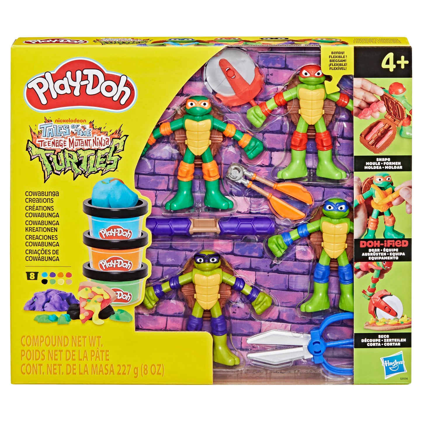 Play-Doh Teenage Mutant Ninja Turtles, Set de Juego Creaciones Cowabunga