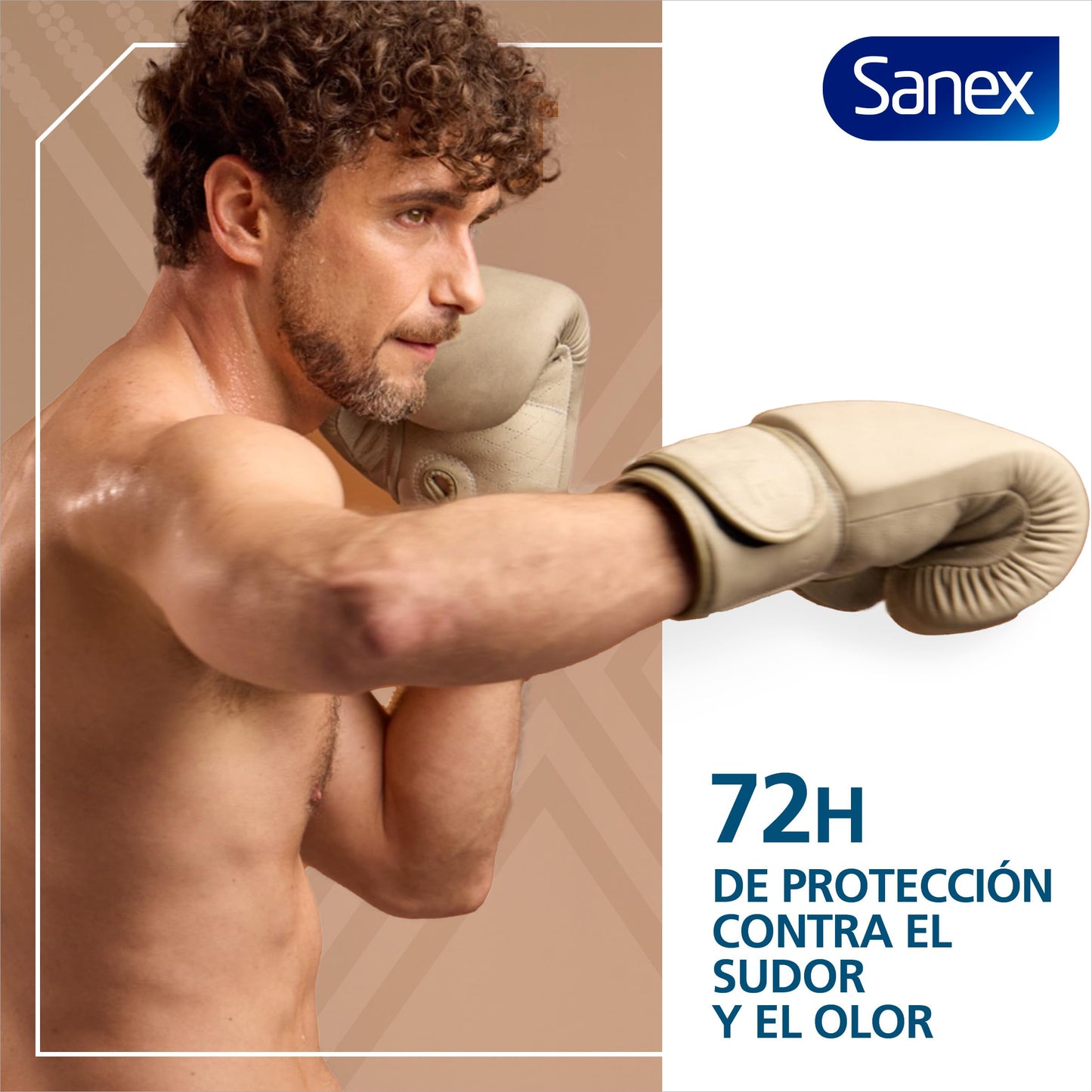Sanex Men Active Control Desodorante Roll-On 50ml, 72 horas de protección contra el sudor, antiolor, efecto seco de larga duración, frescor, suave con la piel, antibacteriano, 0% alcohol*.