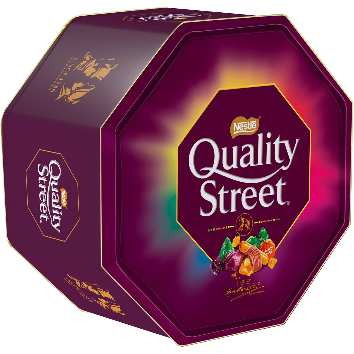 NESTLÉ QUALITY STREET Bombones de Chocolate con Leche y Caramelo Lata 2kg