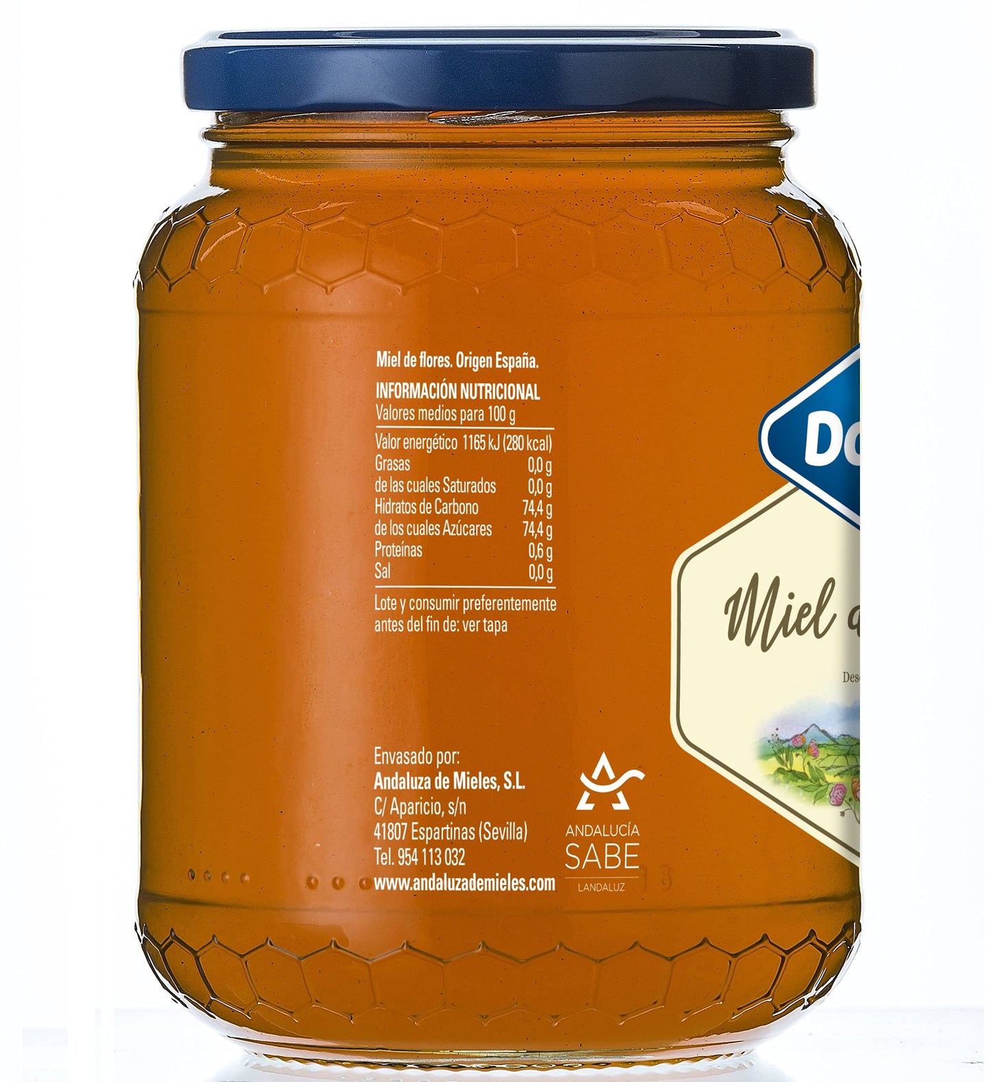 Doray De Flores - 100% De Andalucía., Miel, 1 Kg